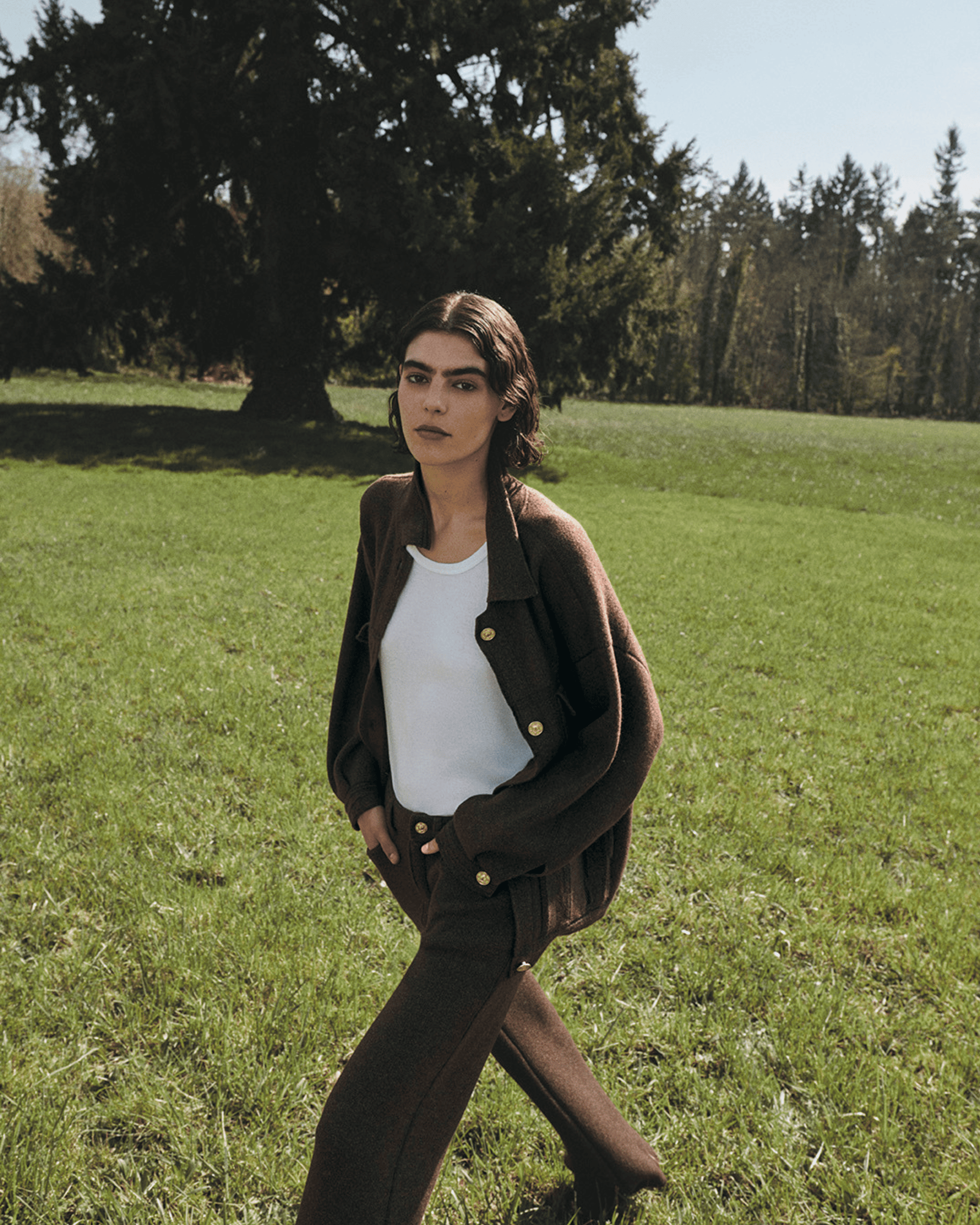 Pantalon épais en cachemire | Barrie - Barrie