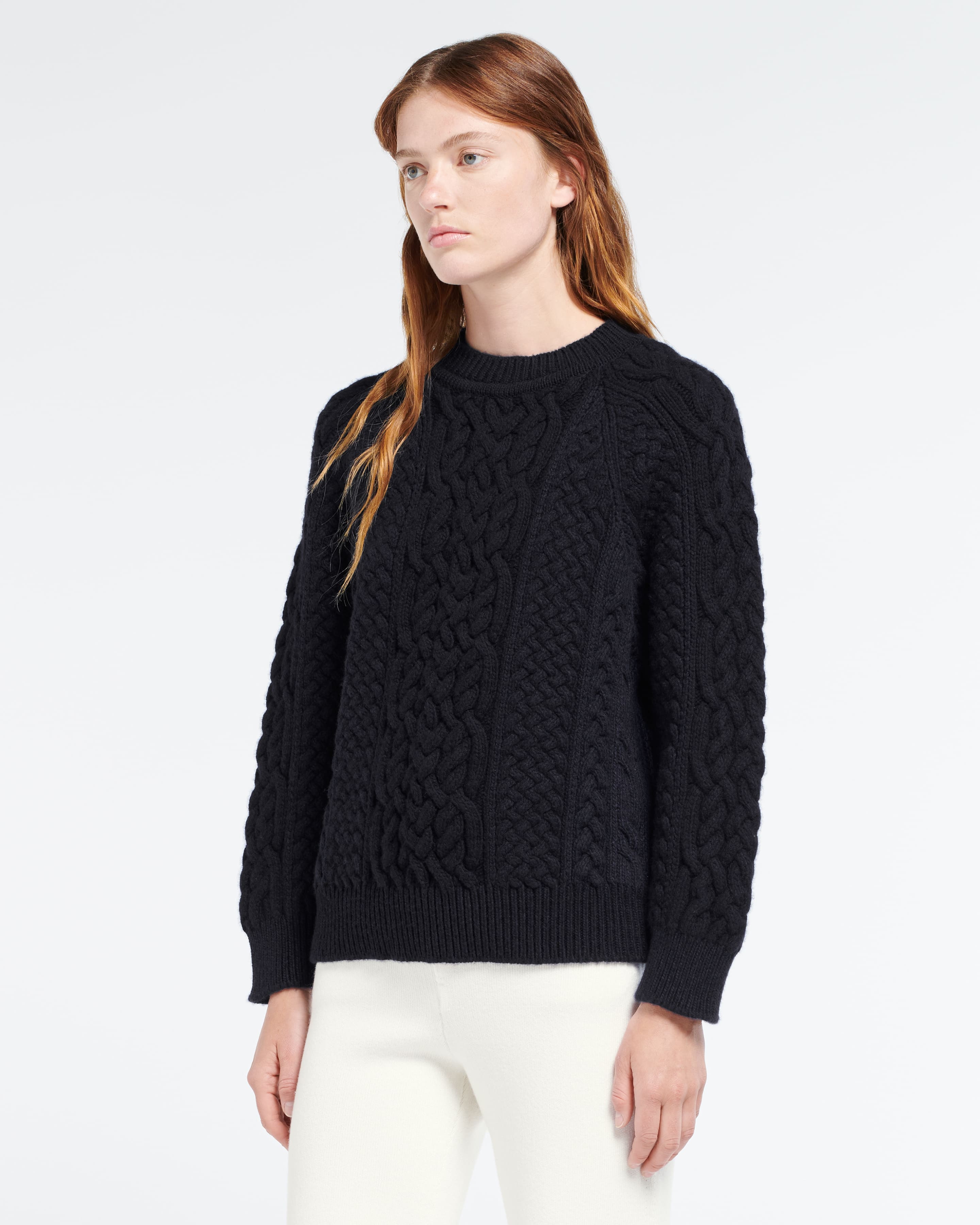 Cable-knit cashmere jumper – Barrie