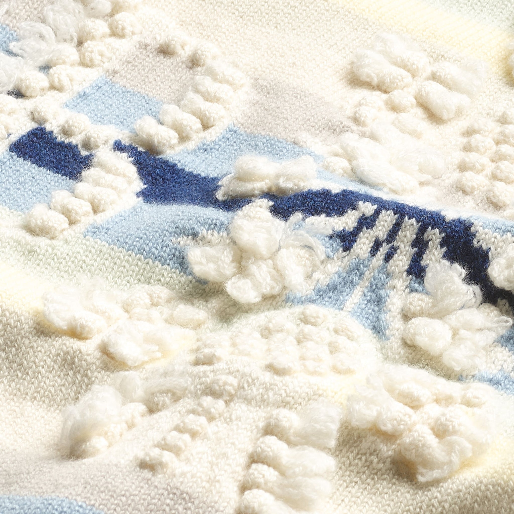 Striped t-shirt with Barrie logo cashmere patch | Barrie - Barrie