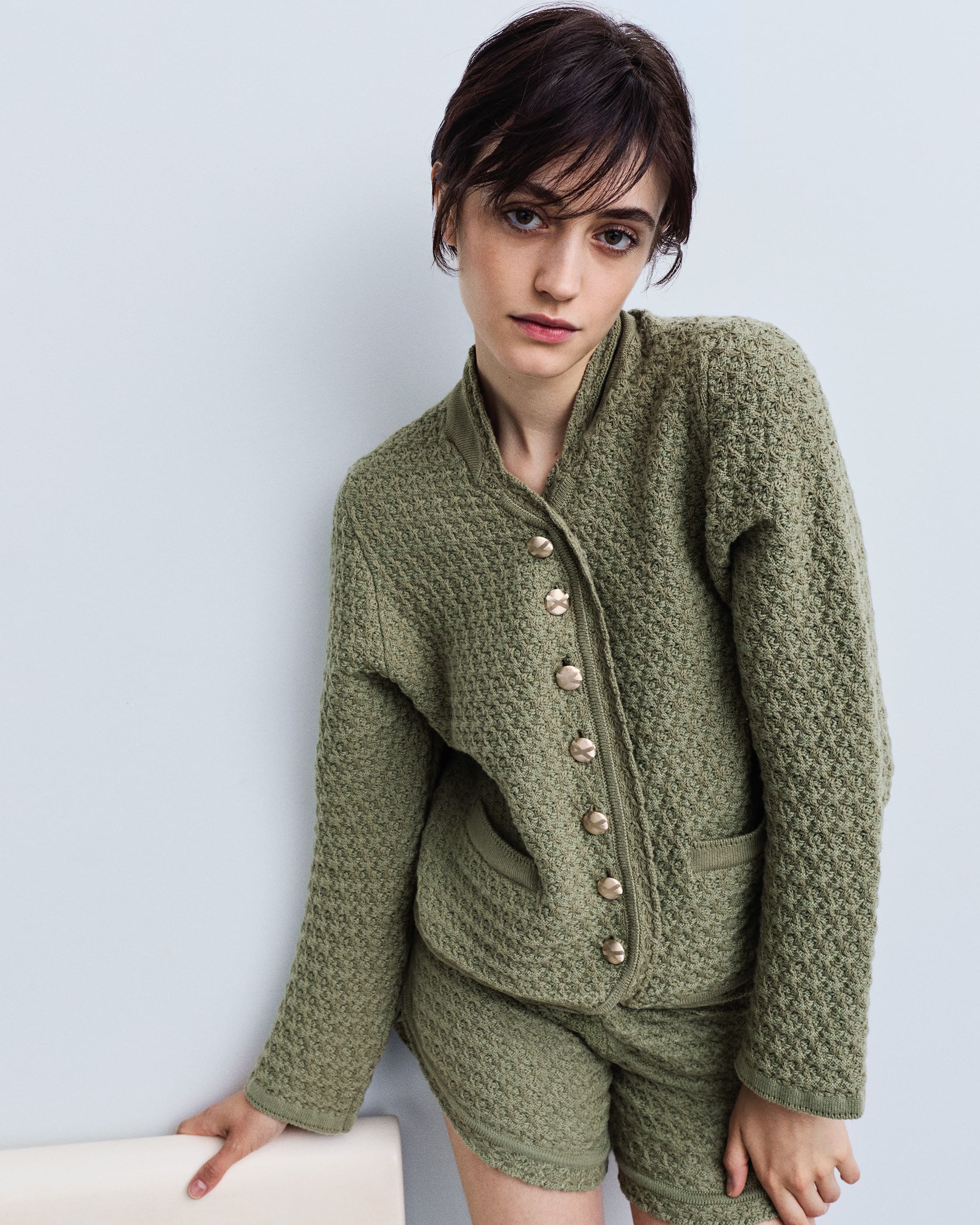 Cashmere tweed jacket – Barrie