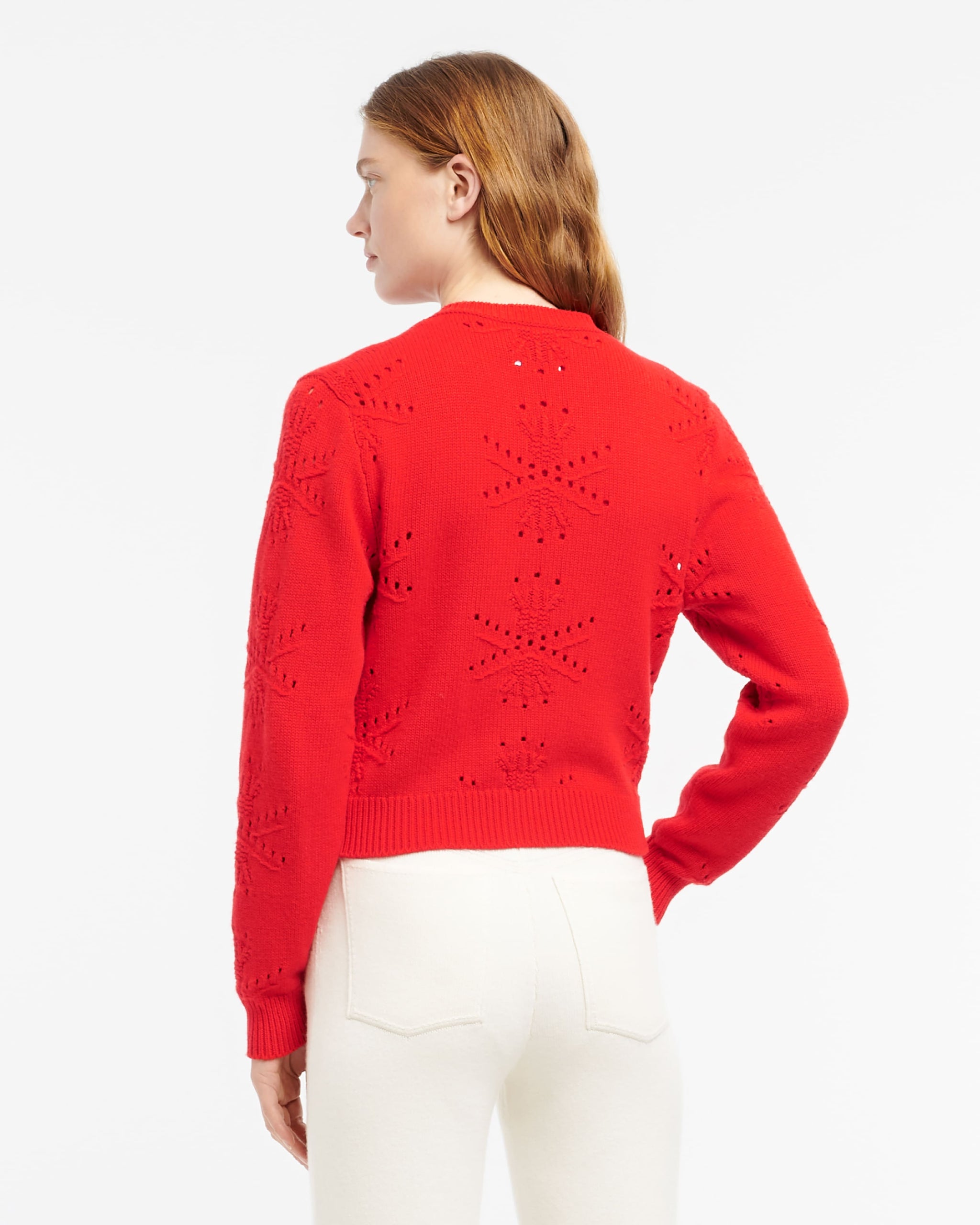 Cardigan en cachemire et coton à motif | Barrie - Barrie