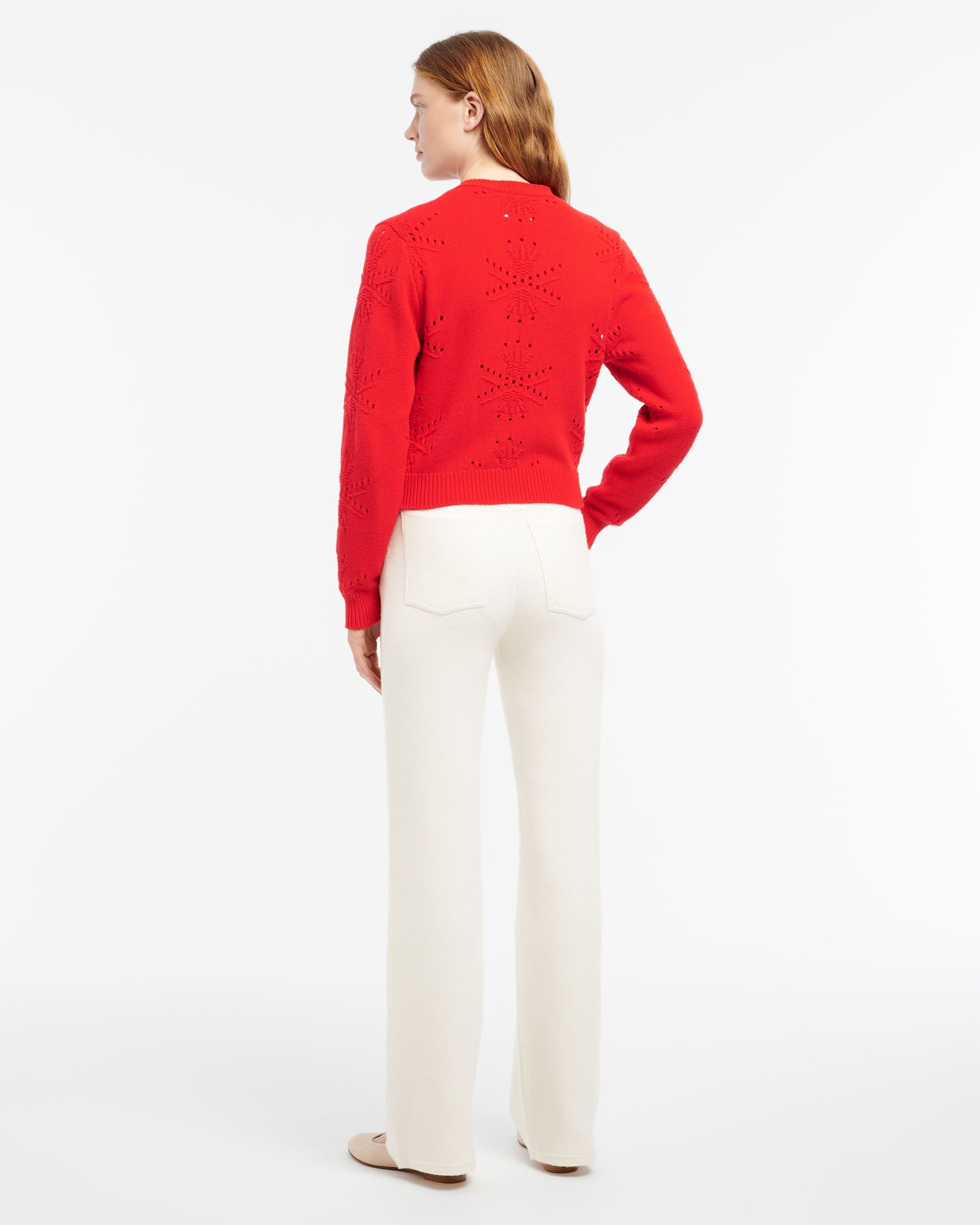 Cardigan en cachemire et coton à motif | Barrie - Barrie