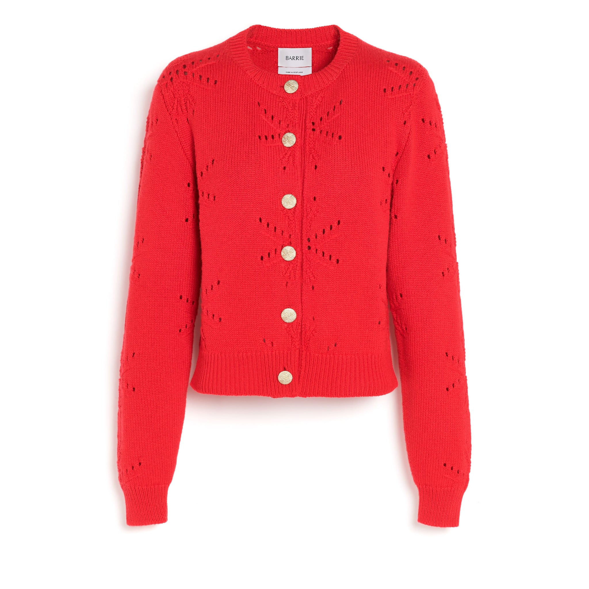 Cardigan en cachemire et coton à motif | Barrie - Barrie