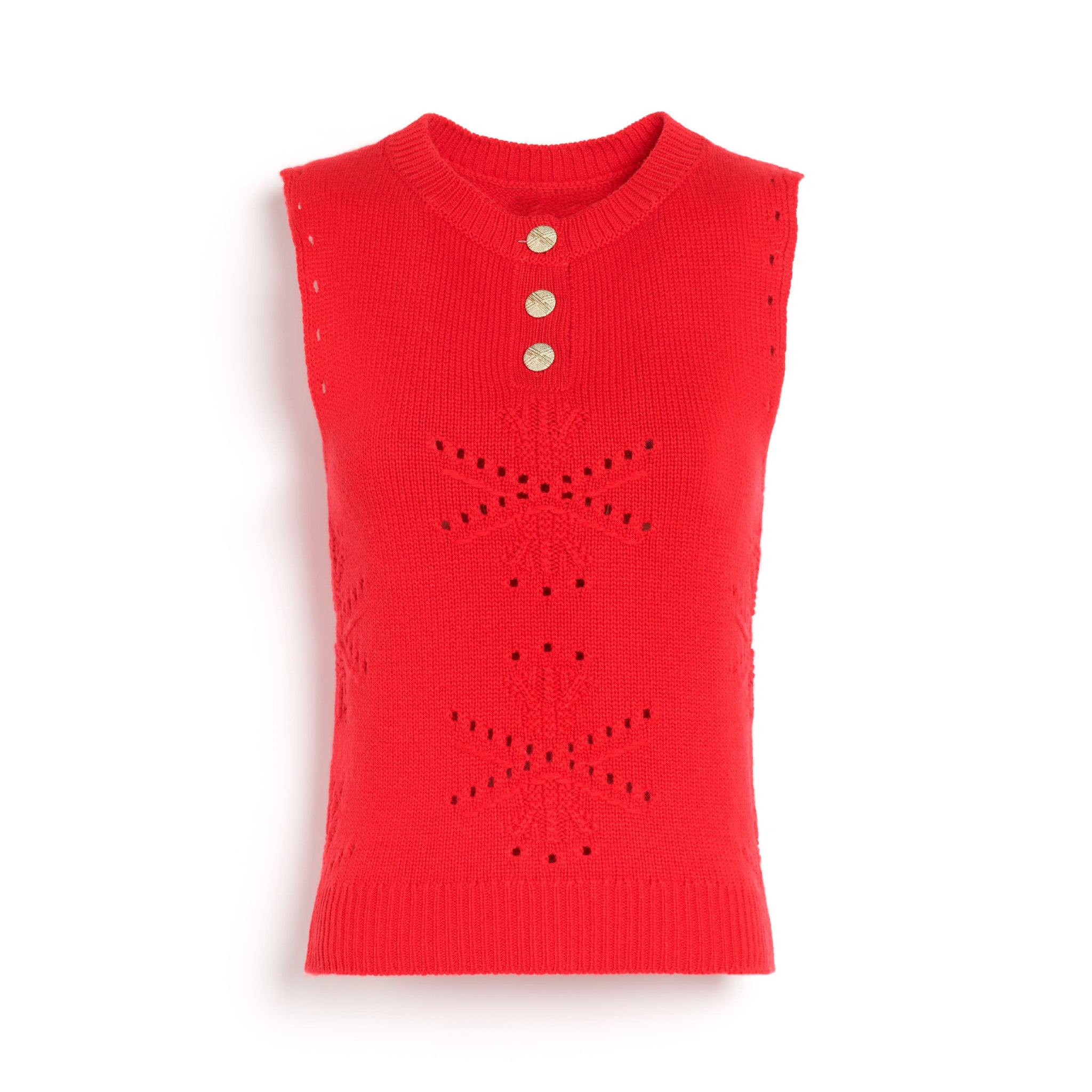 Top en cachemire et coton à motif | Barrie - Barrie