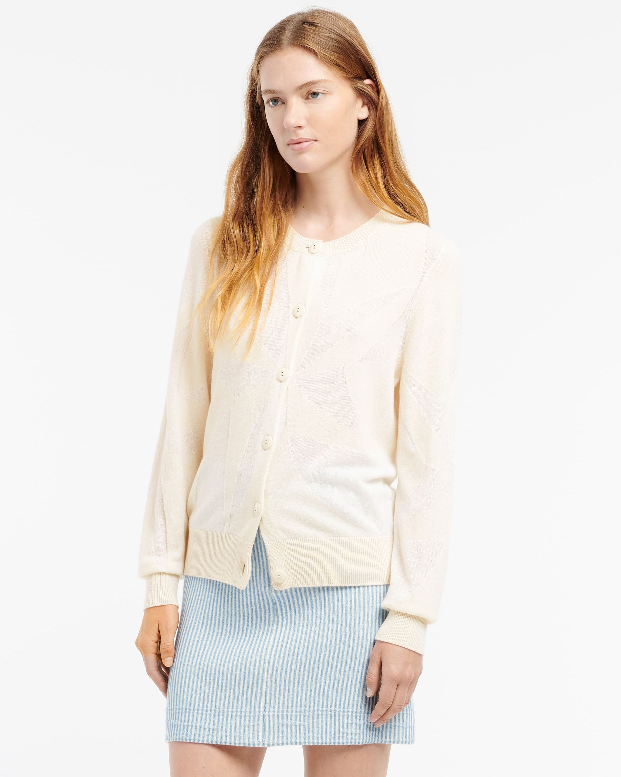 Cardigan en cachemire ultra fin et coton | Barrie - Barrie