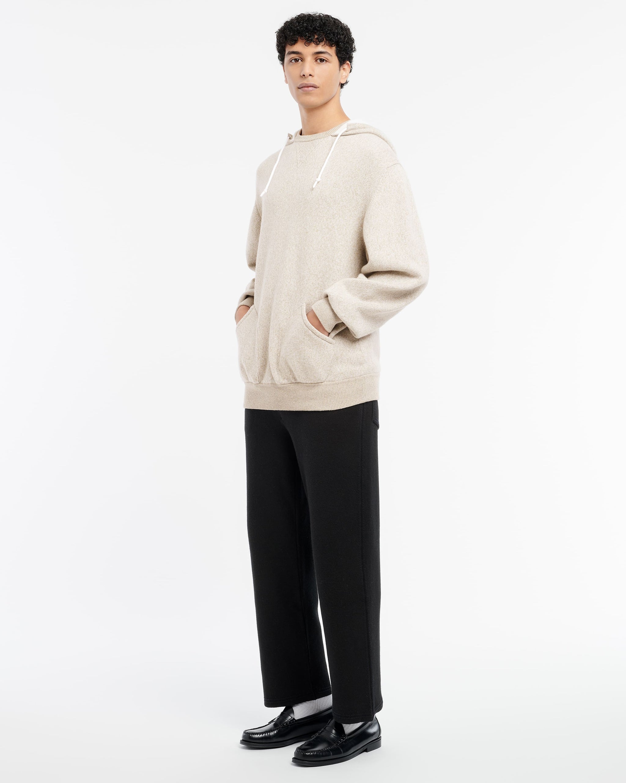 Sweat à capuche sportswear en cachemire et coton | Barrie - Barrie