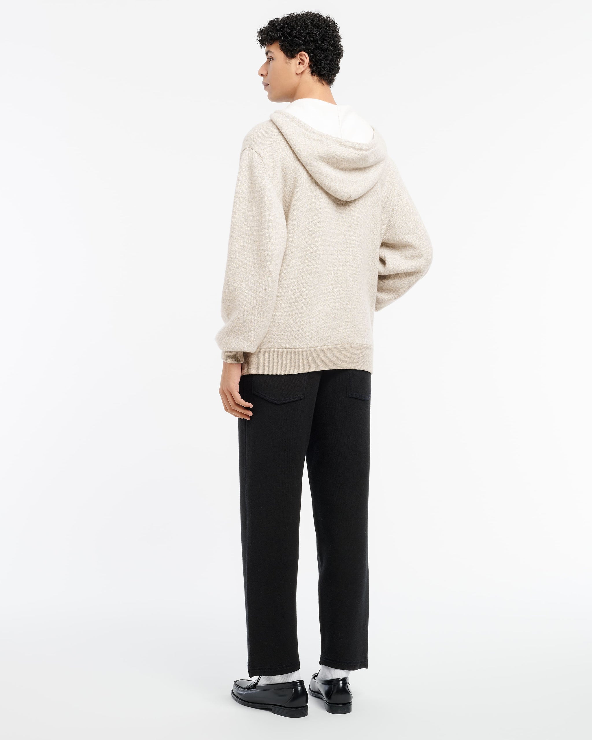 Sweat à capuche sportswear en cachemire et coton | Barrie - Barrie