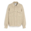 barrie Veste Denim oversize patchwork en cachemire et coton