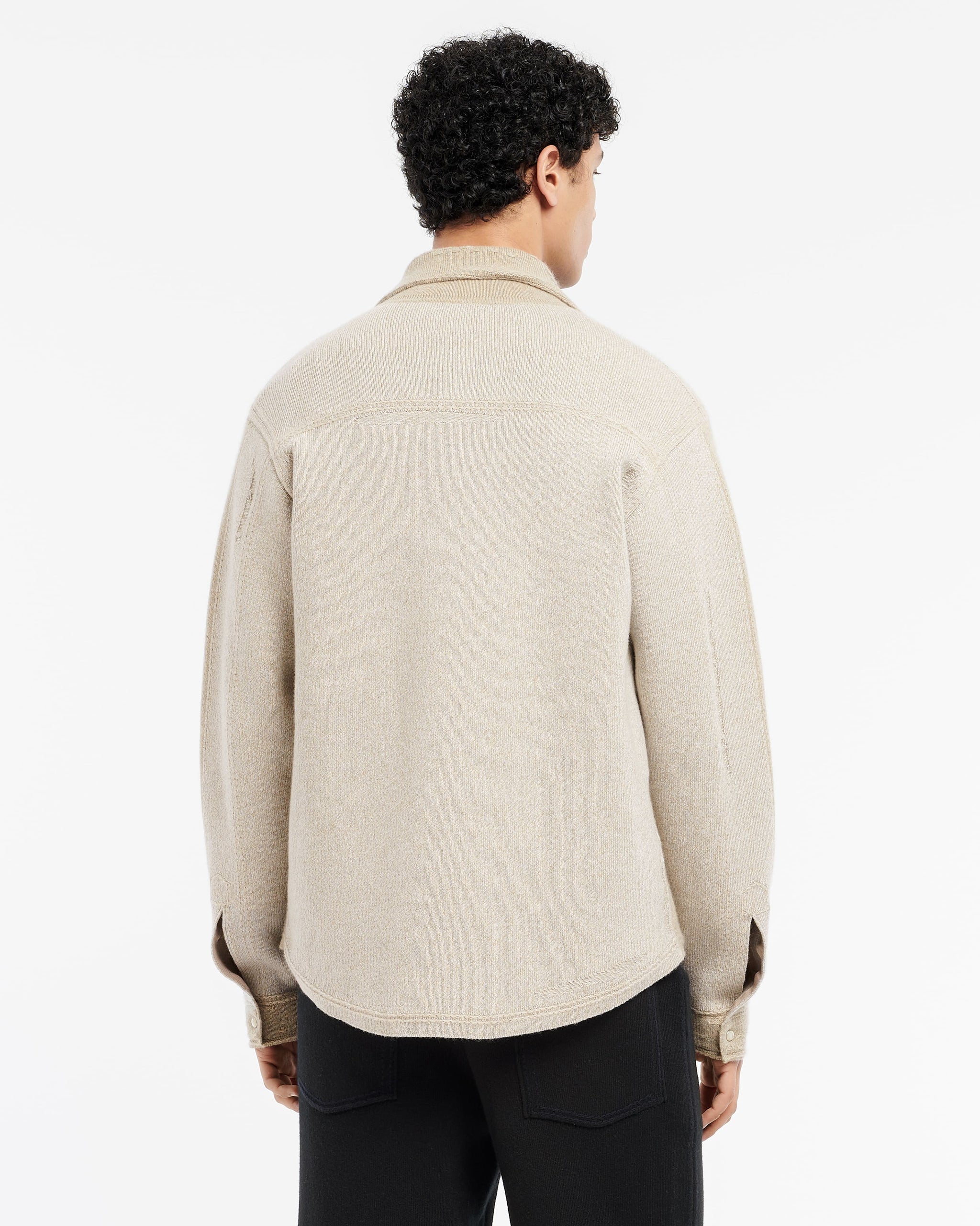 Cashmere and cotton Denim overshirt | Barrie - Barrie