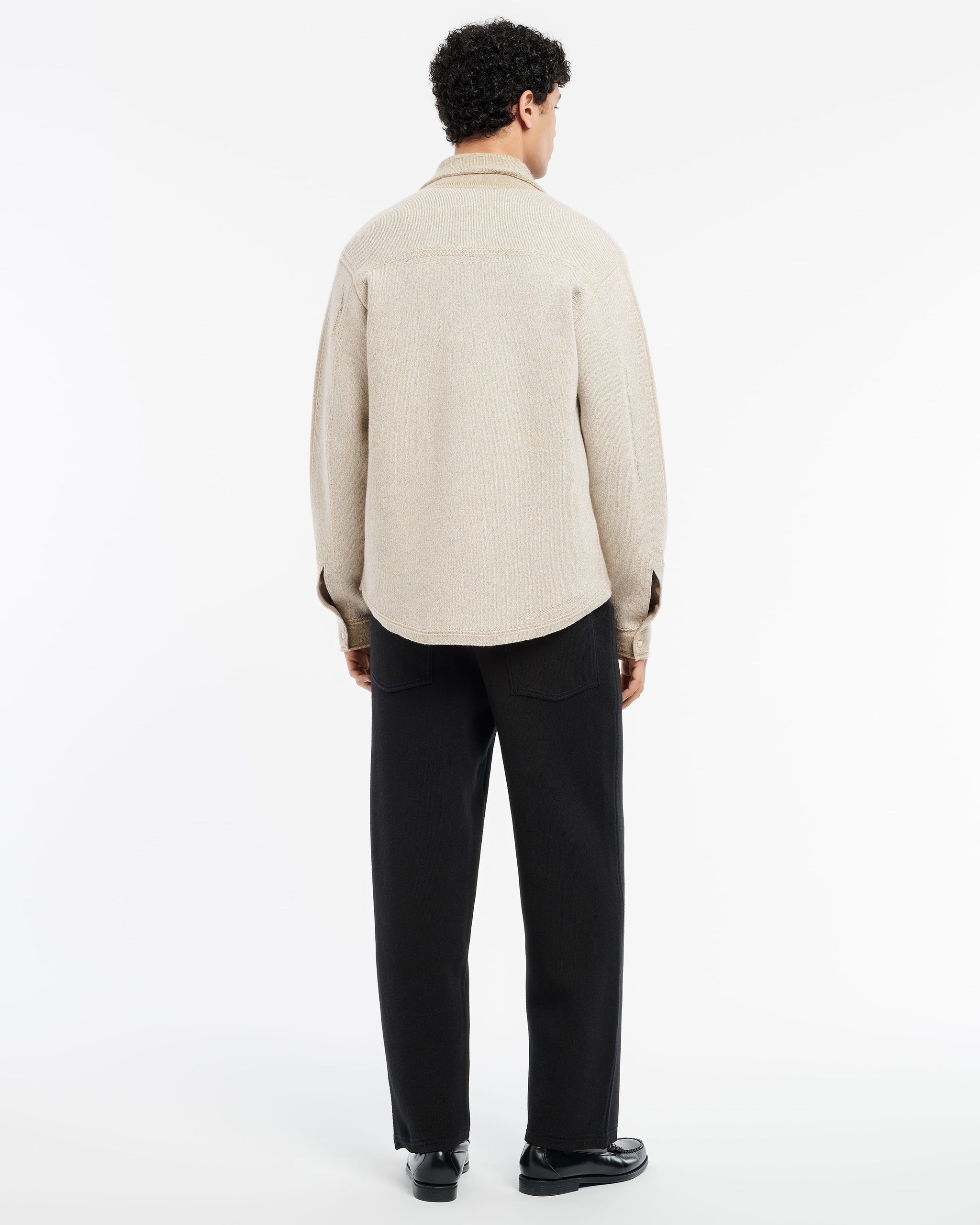 Cashmere and cotton Denim overshirt | Barrie - Barrie