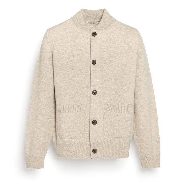 두께가 있는 캐시미어 가디건<br>Barrie x Monocle | Barrie - Barrie