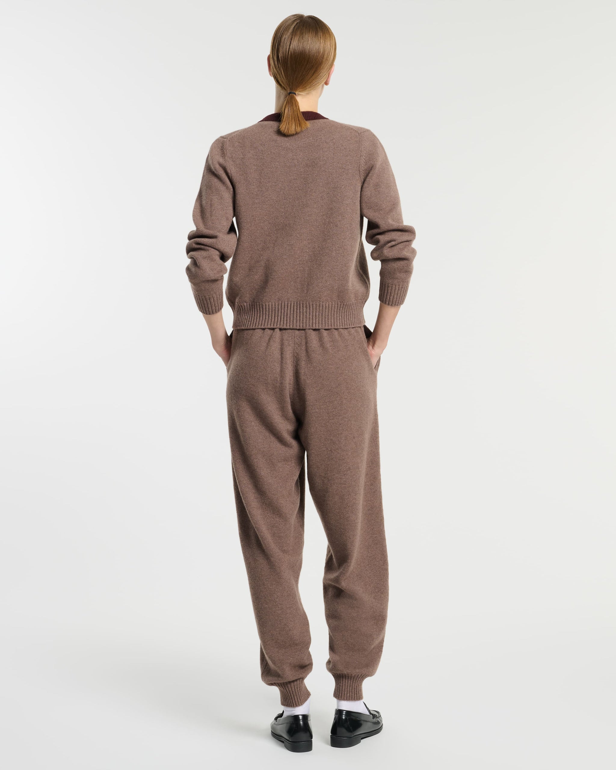 B 로고 캐시미어 시네 팬츠 | Barrie - Barrie