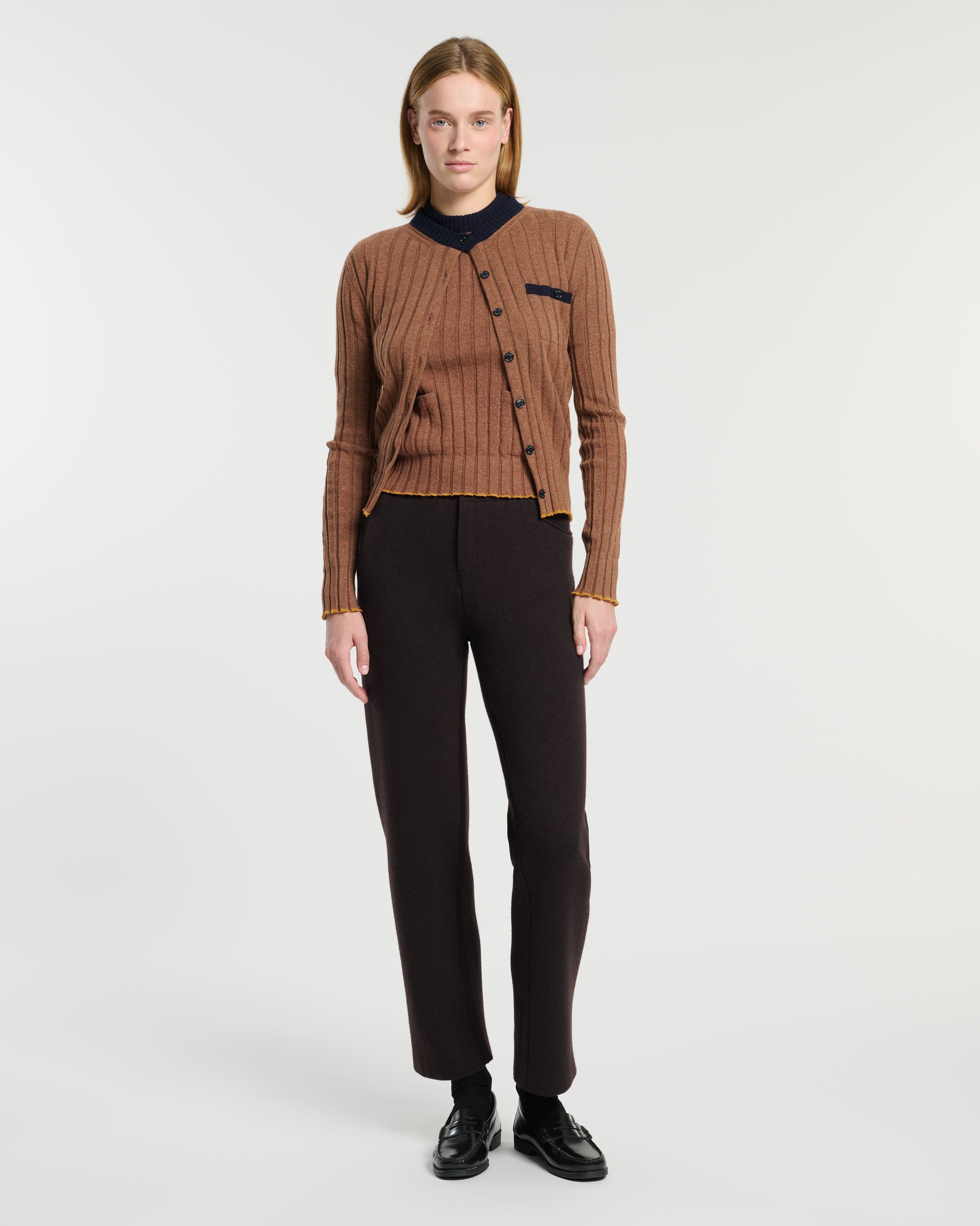 Ribbed cashmere cardigan | Barrie - Barrie