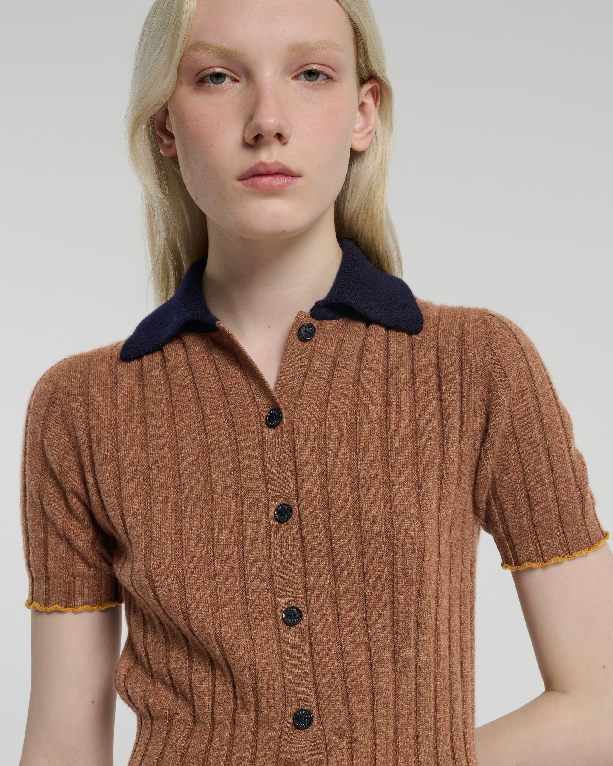 Ribbed cashmere short dress | Barrie - Barrie