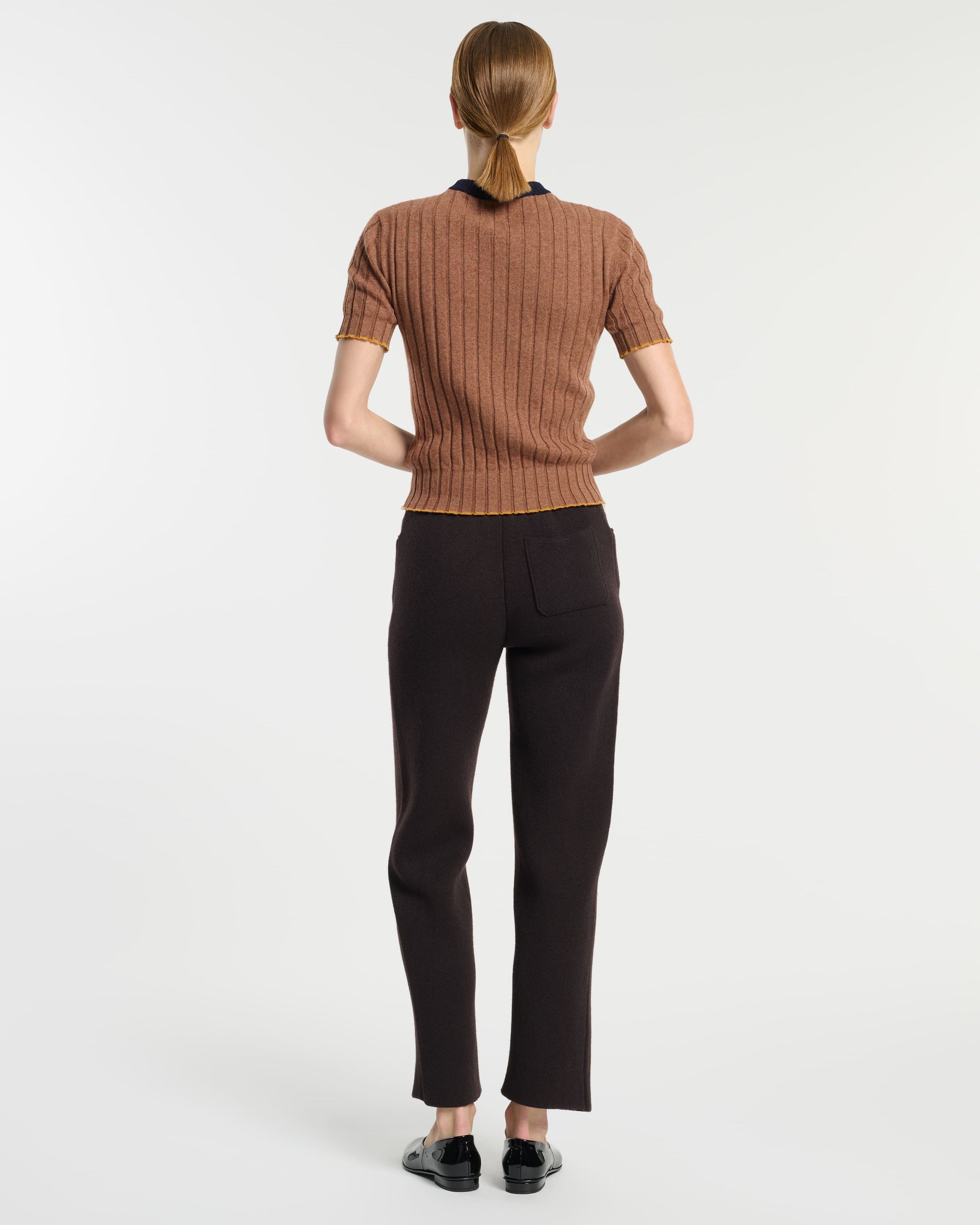 Top en cachemire à côtes | Barrie - Barrie