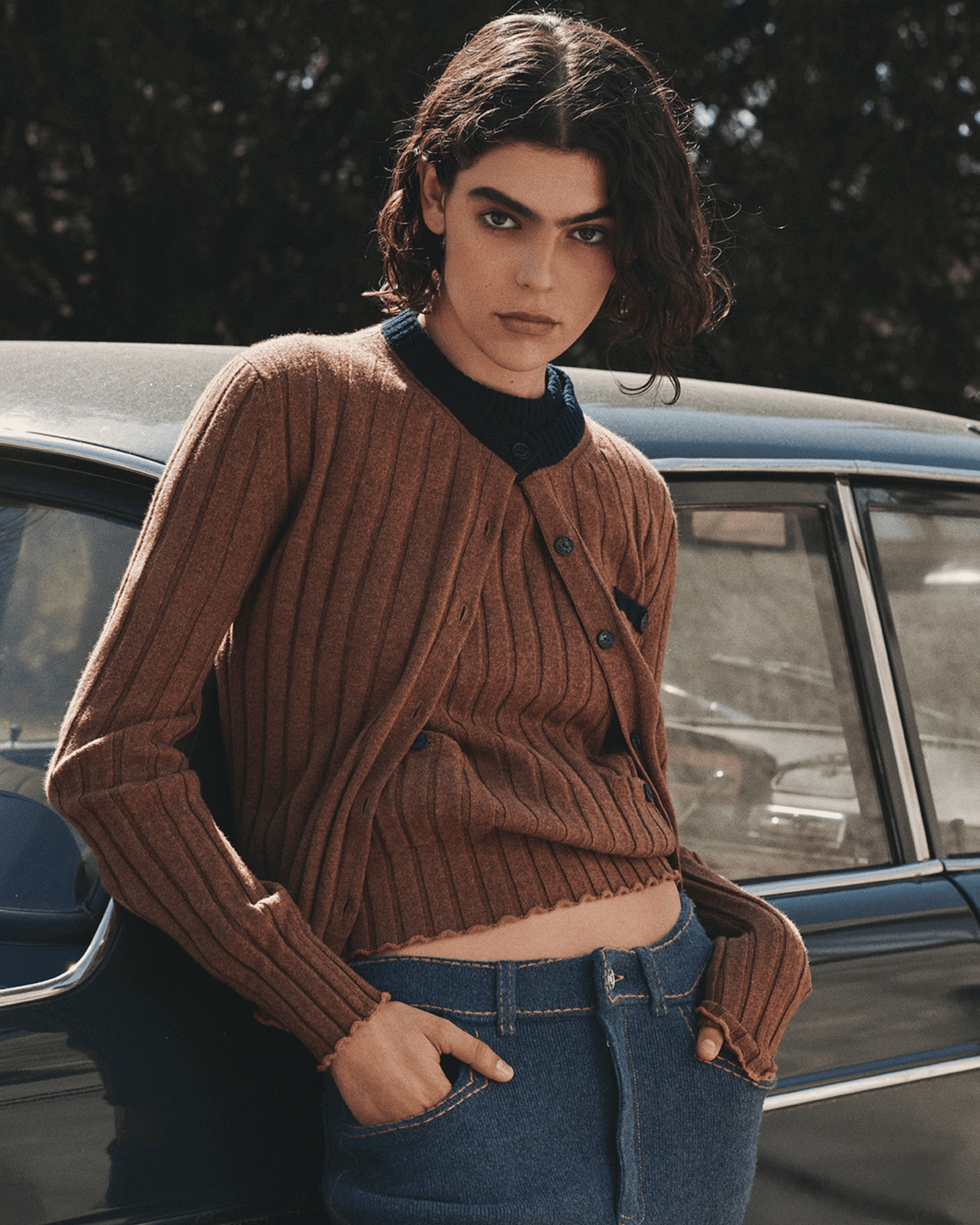 Ribbed cashmere top | Barrie - Barrie