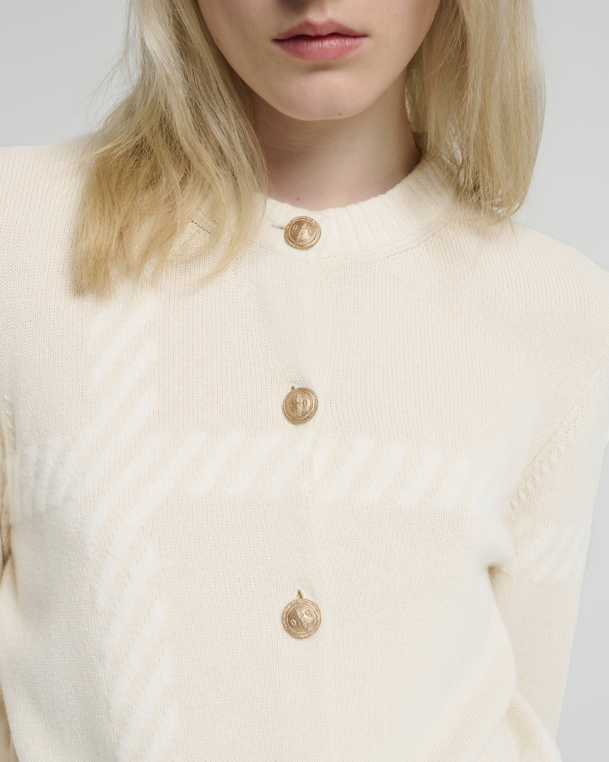 타탄 패턴 캐시미어 니트웨어 | Barrie - Barrie