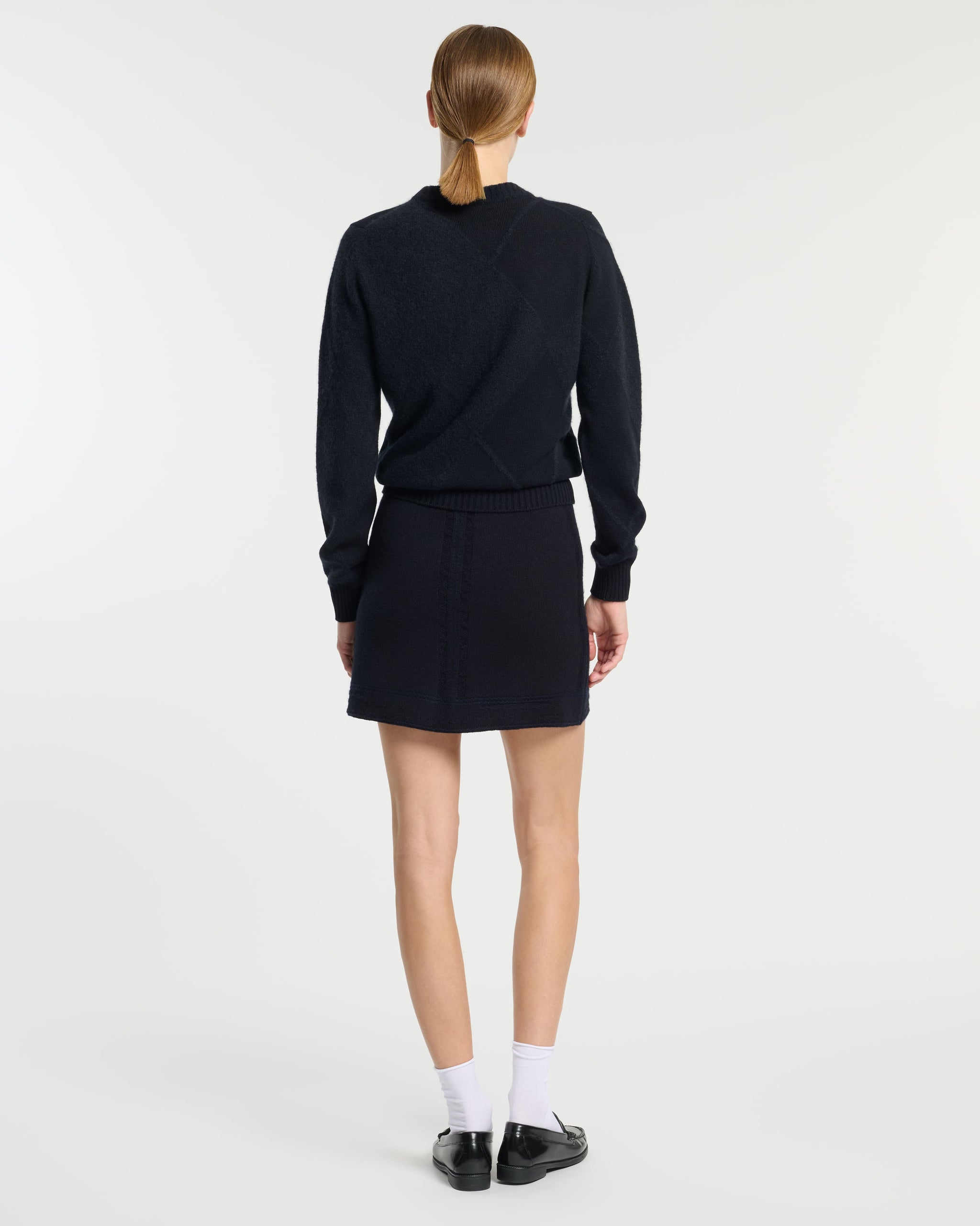 Pull en cachemire à motif argyle | Barrie - Barrie