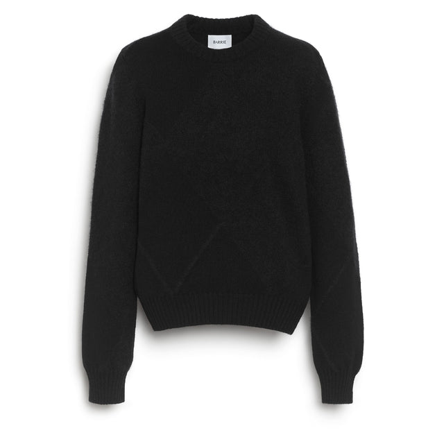 Cashmere sweater with an 'Argyle' motif | Barrie - Barrie