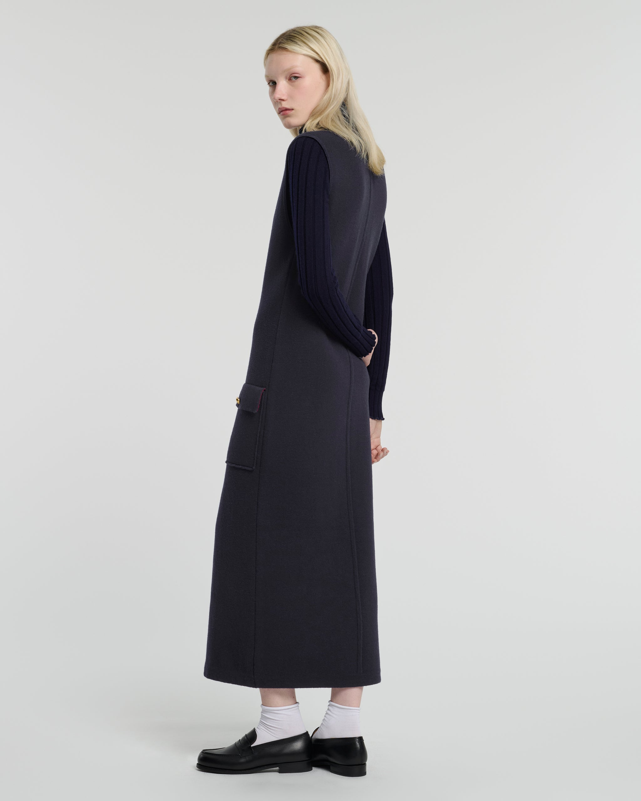 Long cashmere dress | Barrie - Barrie