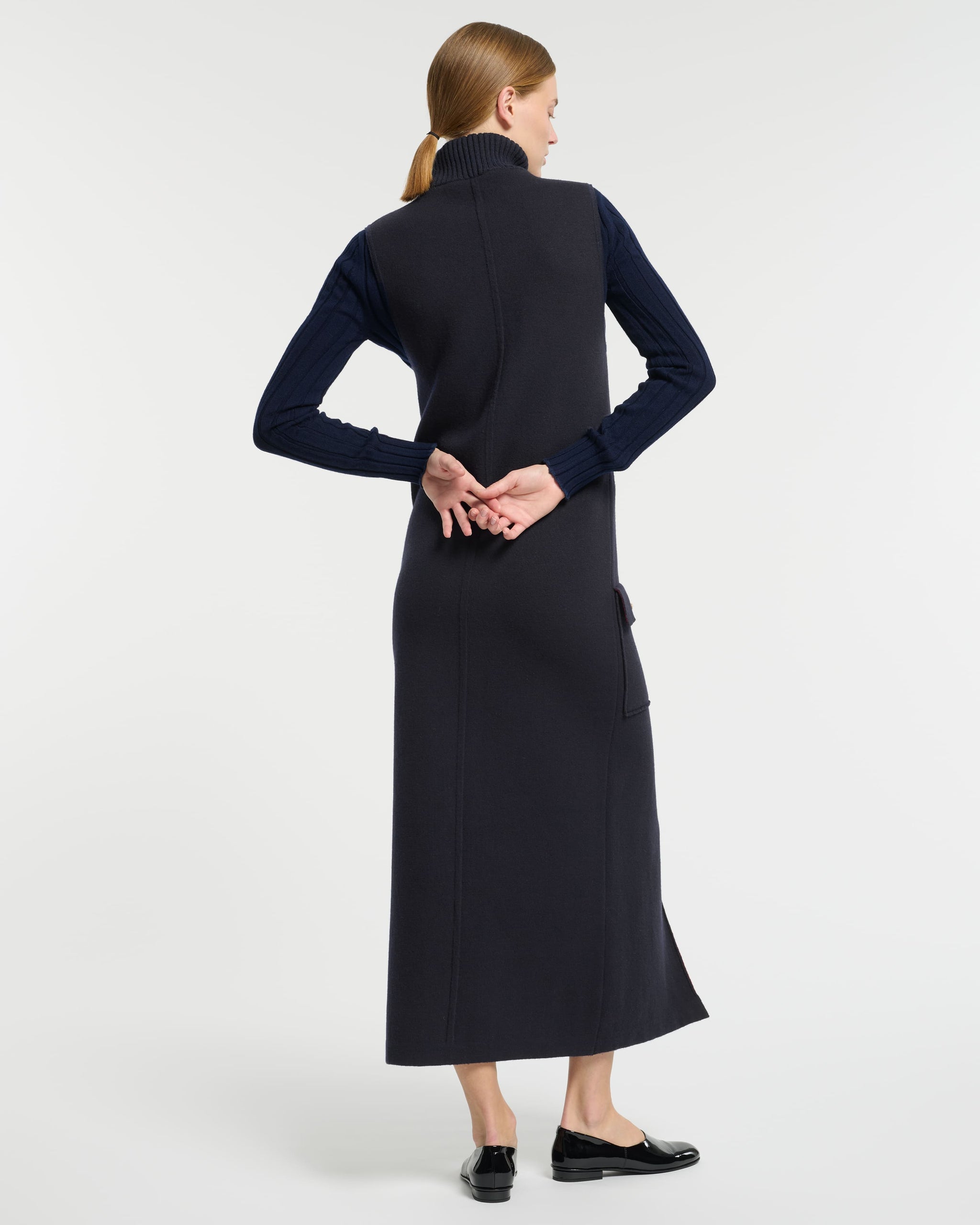 Long cashmere dress Long cashmere dress