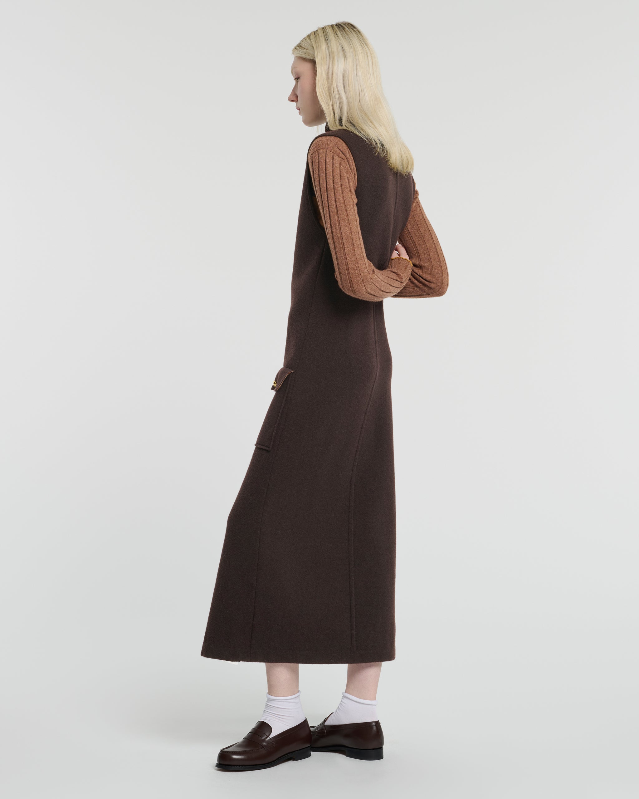 Long cashmere dress | Barrie - Barrie