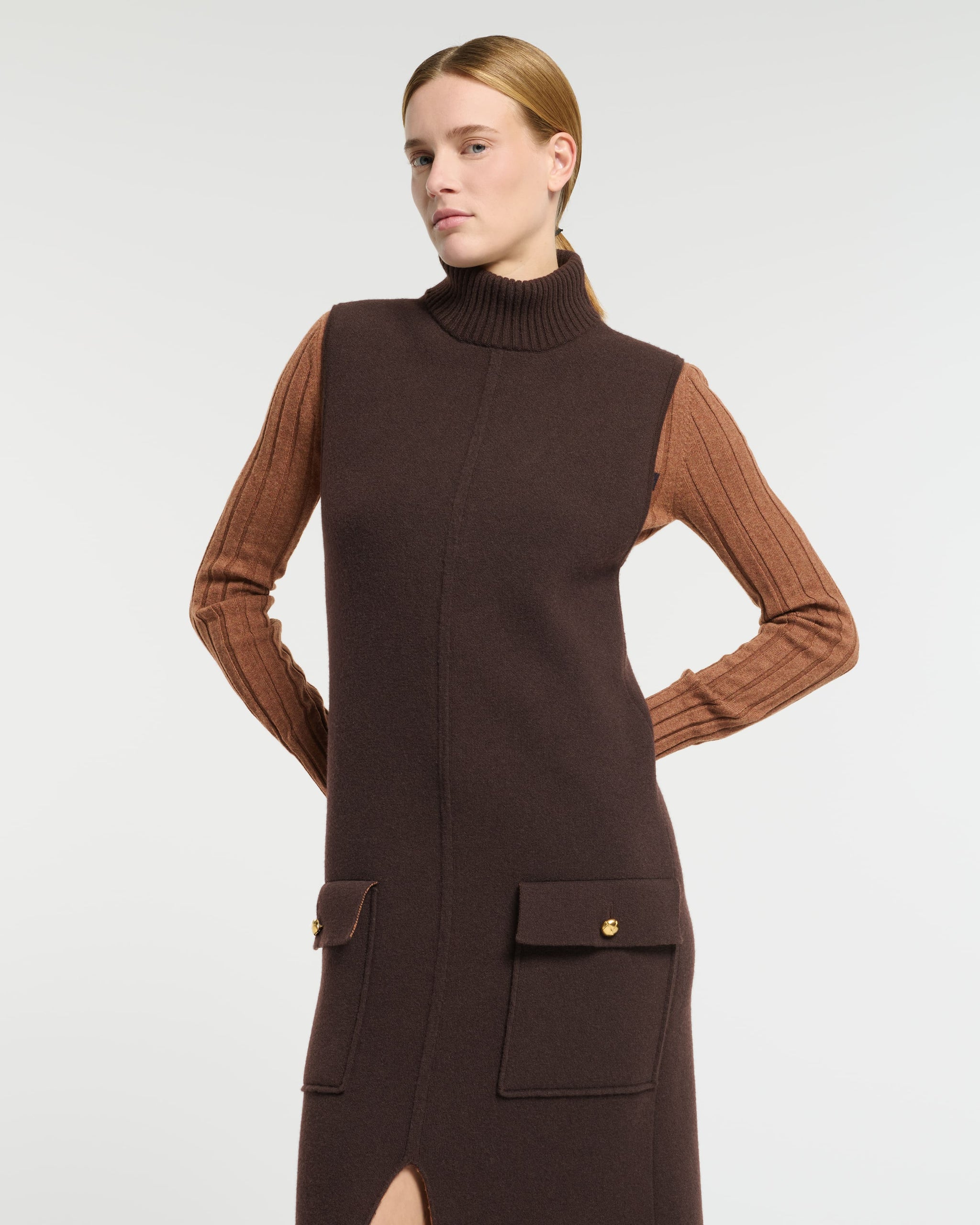 Long cashmere dress | Barrie - Barrie