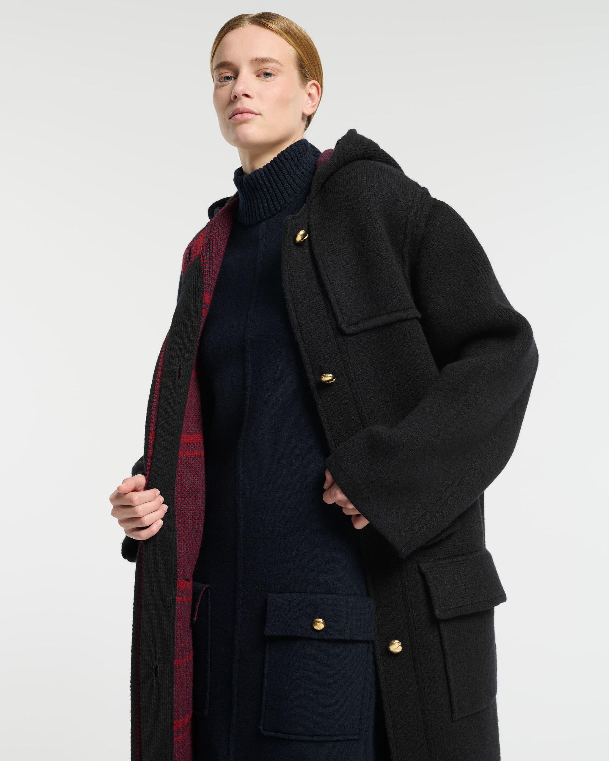 울 & 캐시미어 더플코트 | Barrie - Barrie