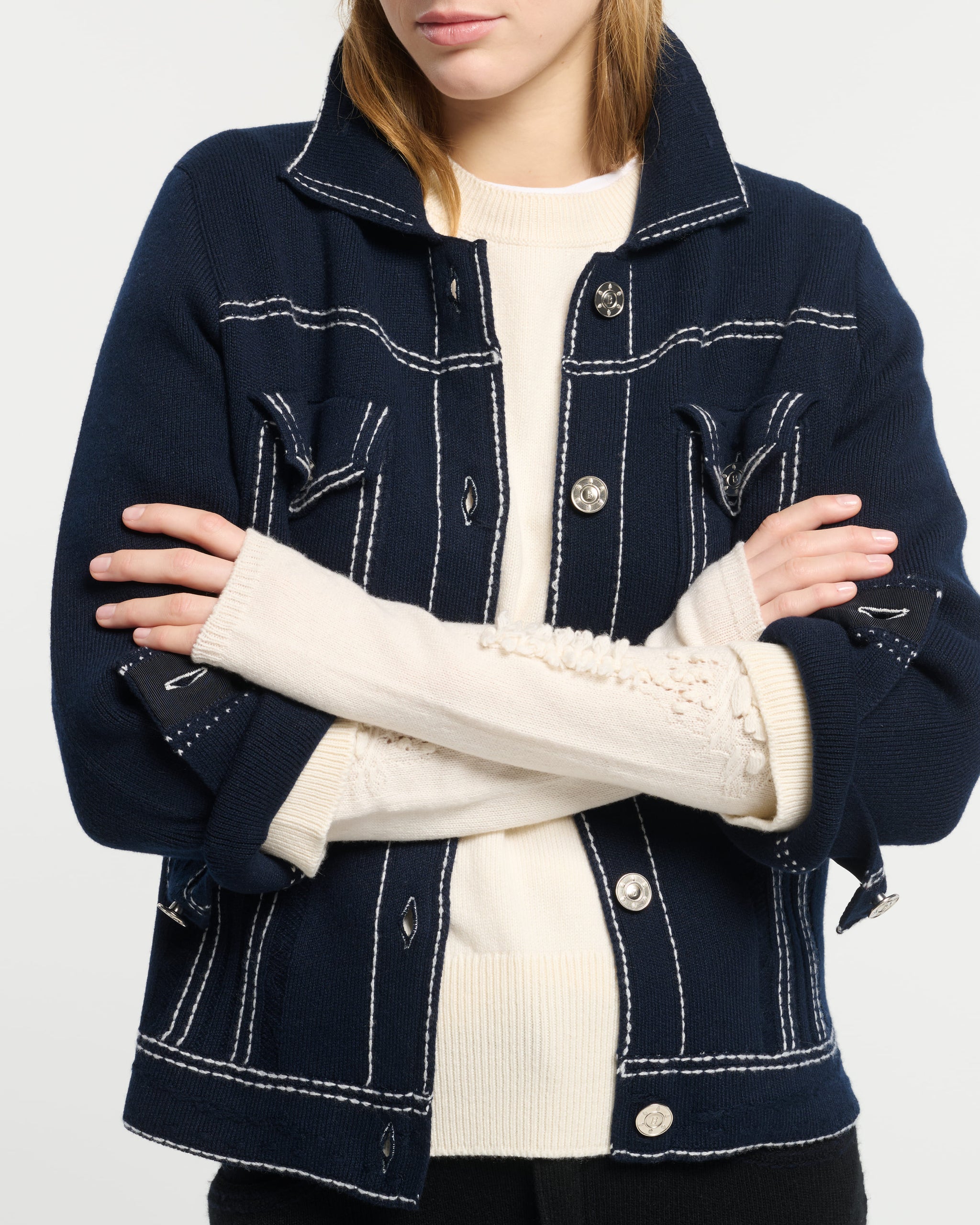 Cashmere fingerless gloves | Barrie - Barrie