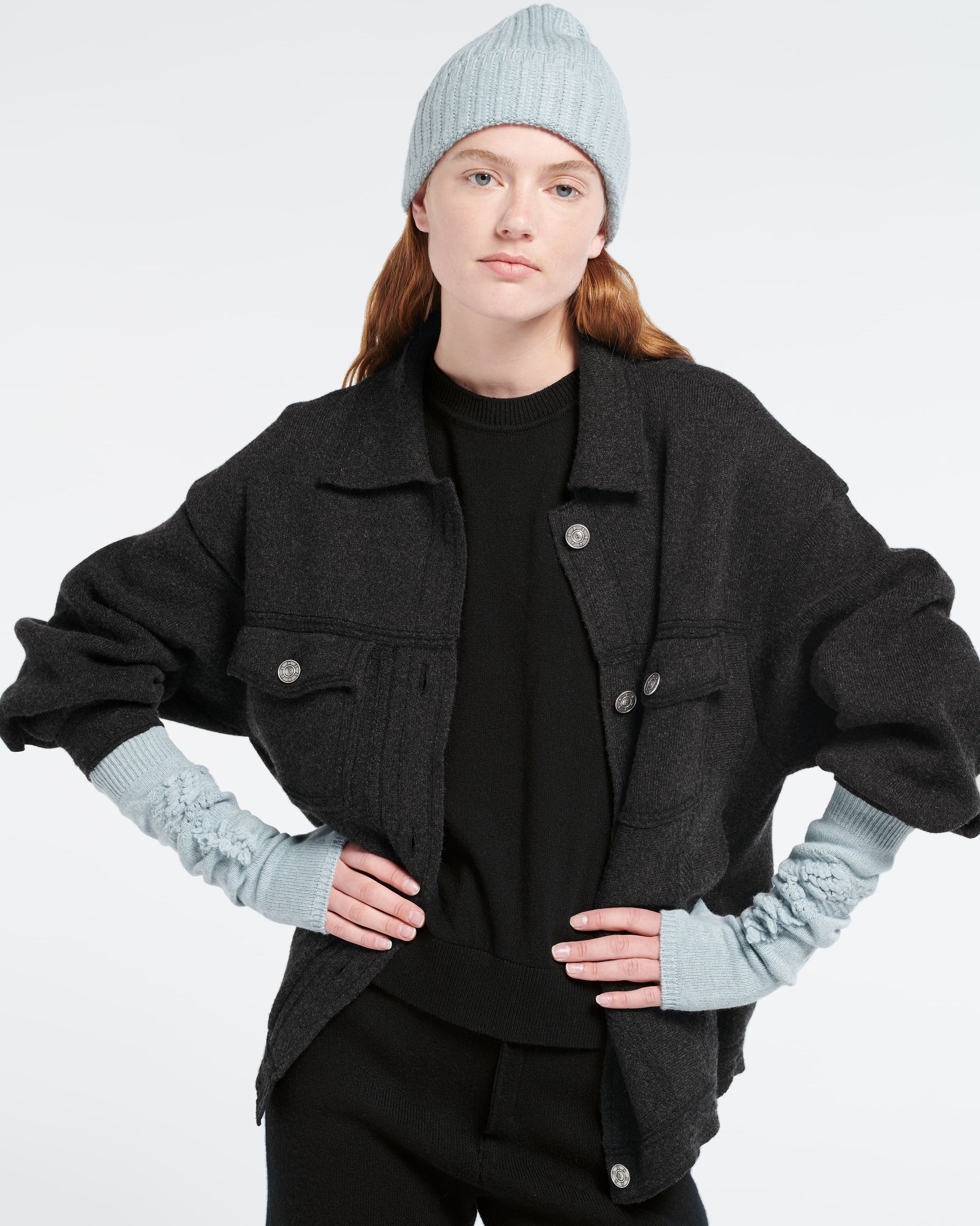 Cashmere fingerless gloves | Barrie - Barrie