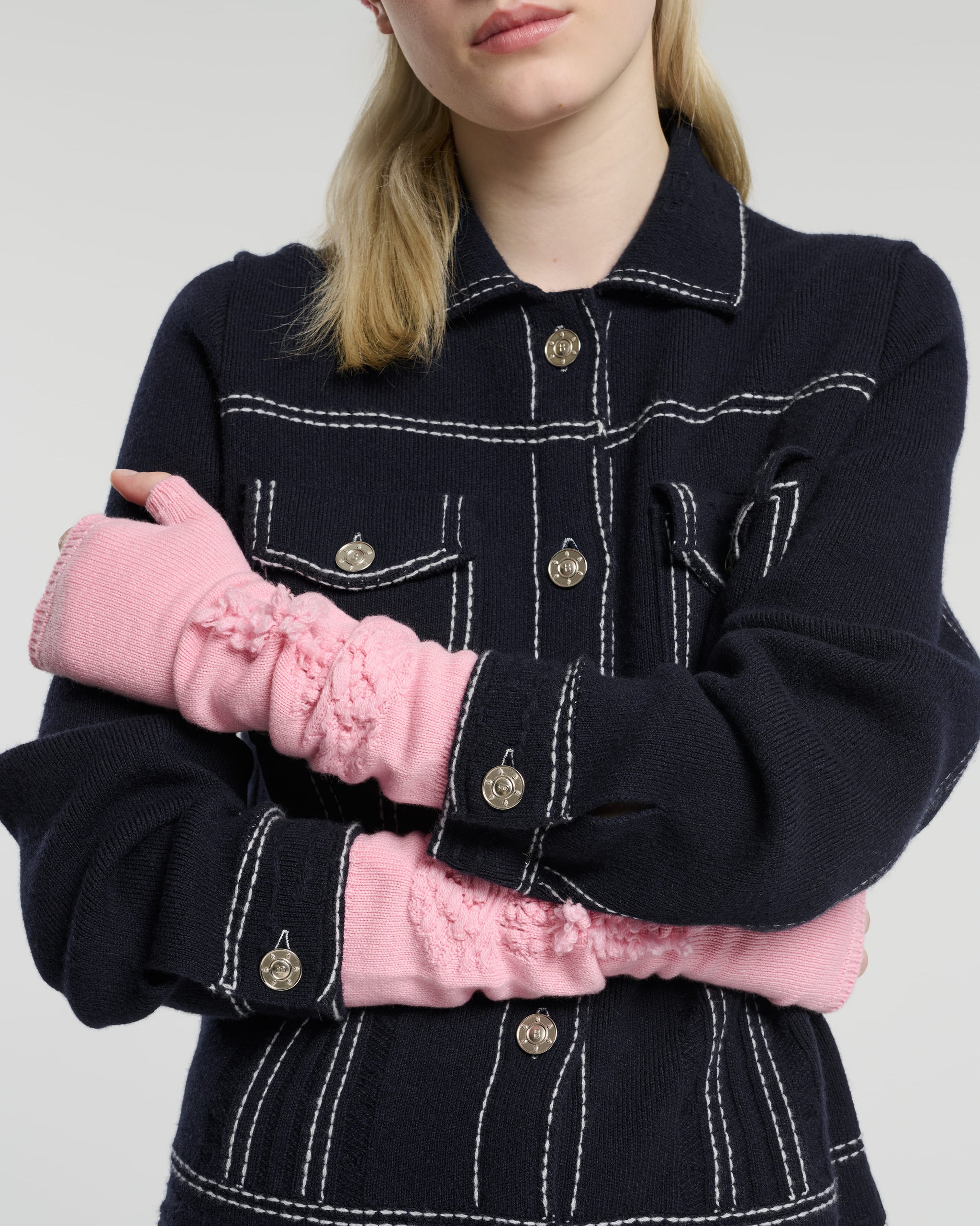 Cashmere fingerless gloves | Barrie - Barrie