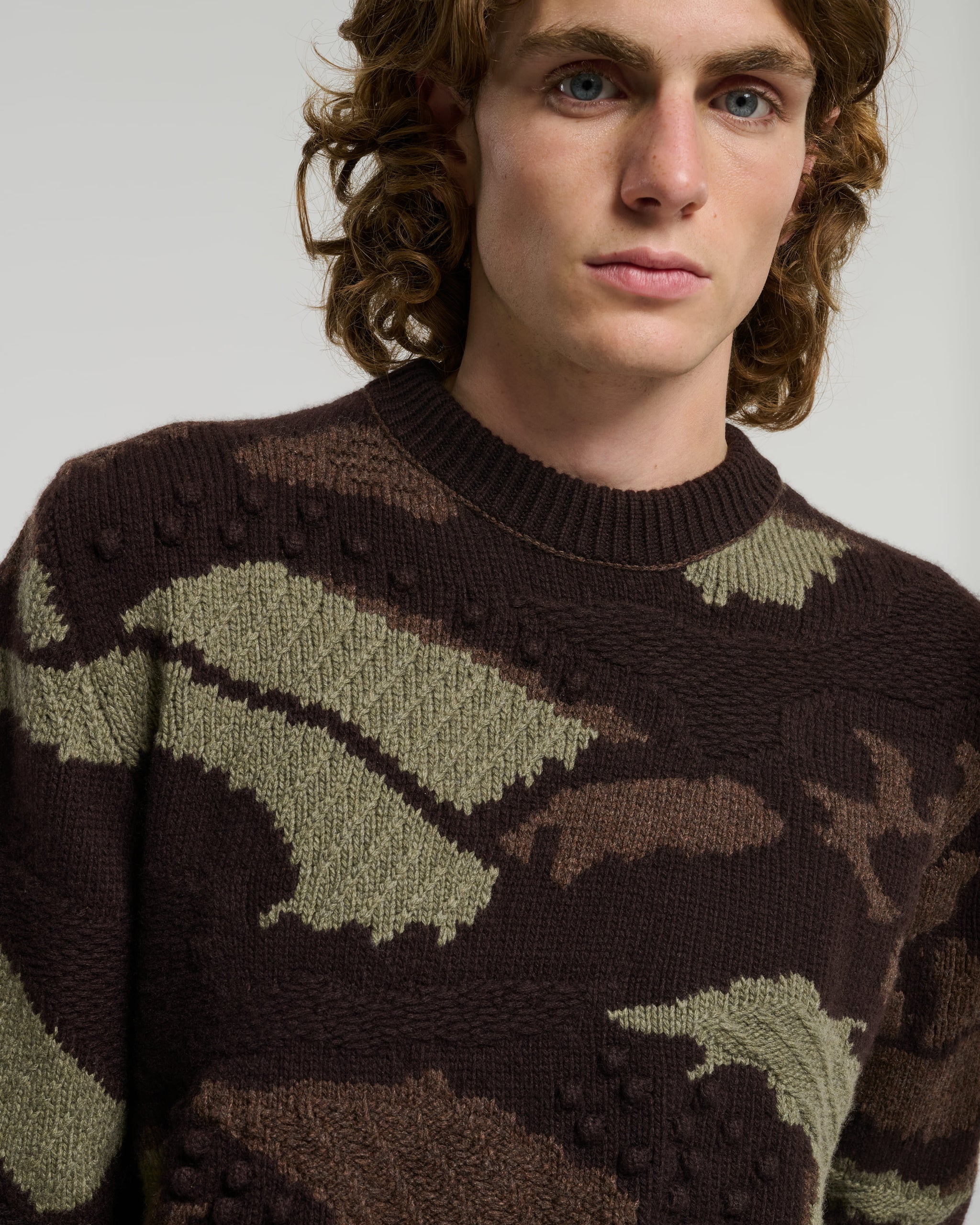 Pull en cachemire à motif paysage | Barrie - Barrie