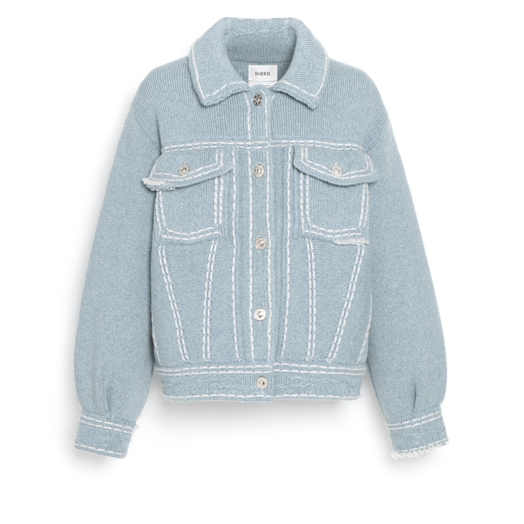 Chunky bomber-style Denim jacket | Barrie - Barrie