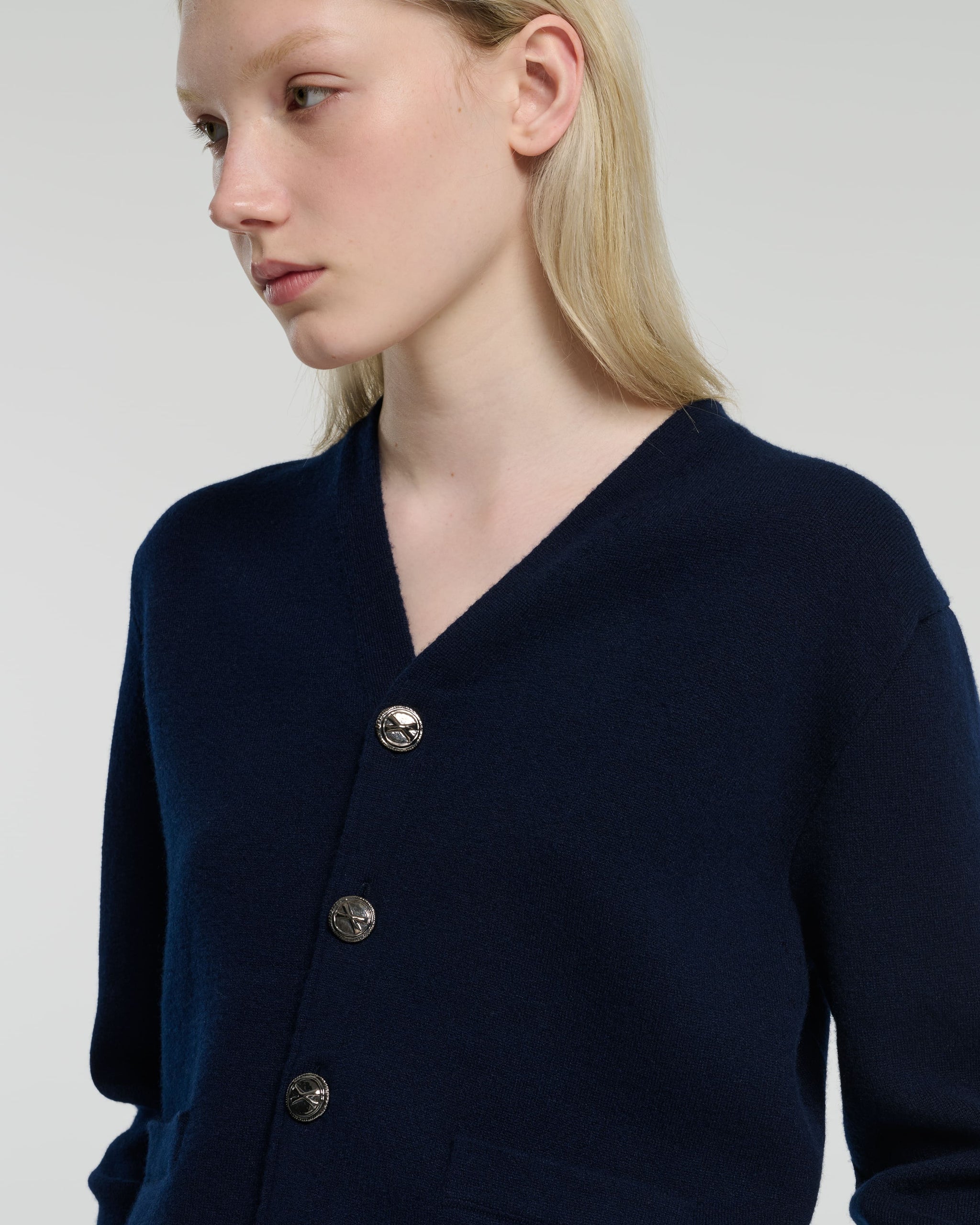 Cardigan col V en cachemire et laine | Barrie - Barrie