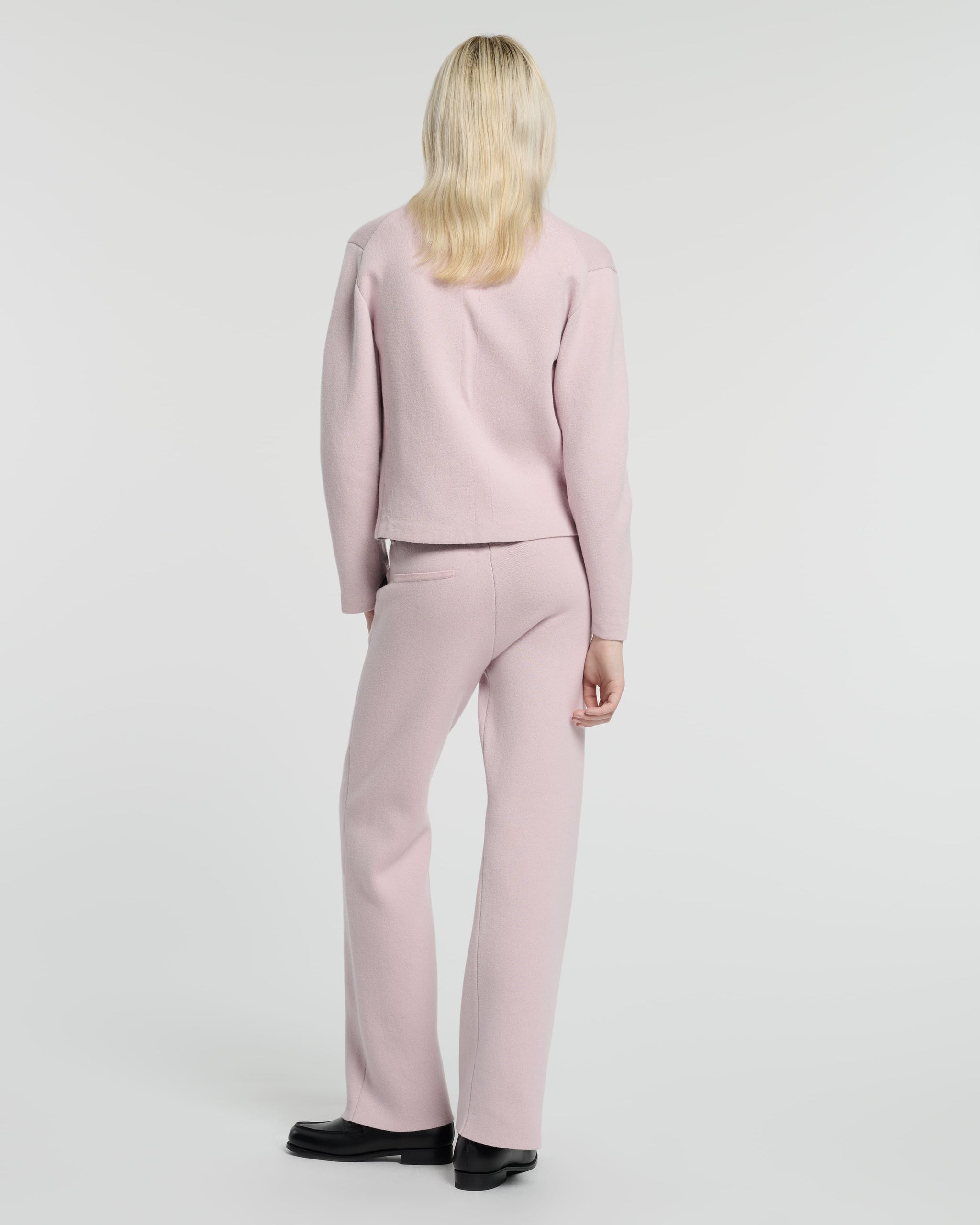 V-neck cardigan in cashmere and wool | Barrie - Barrie