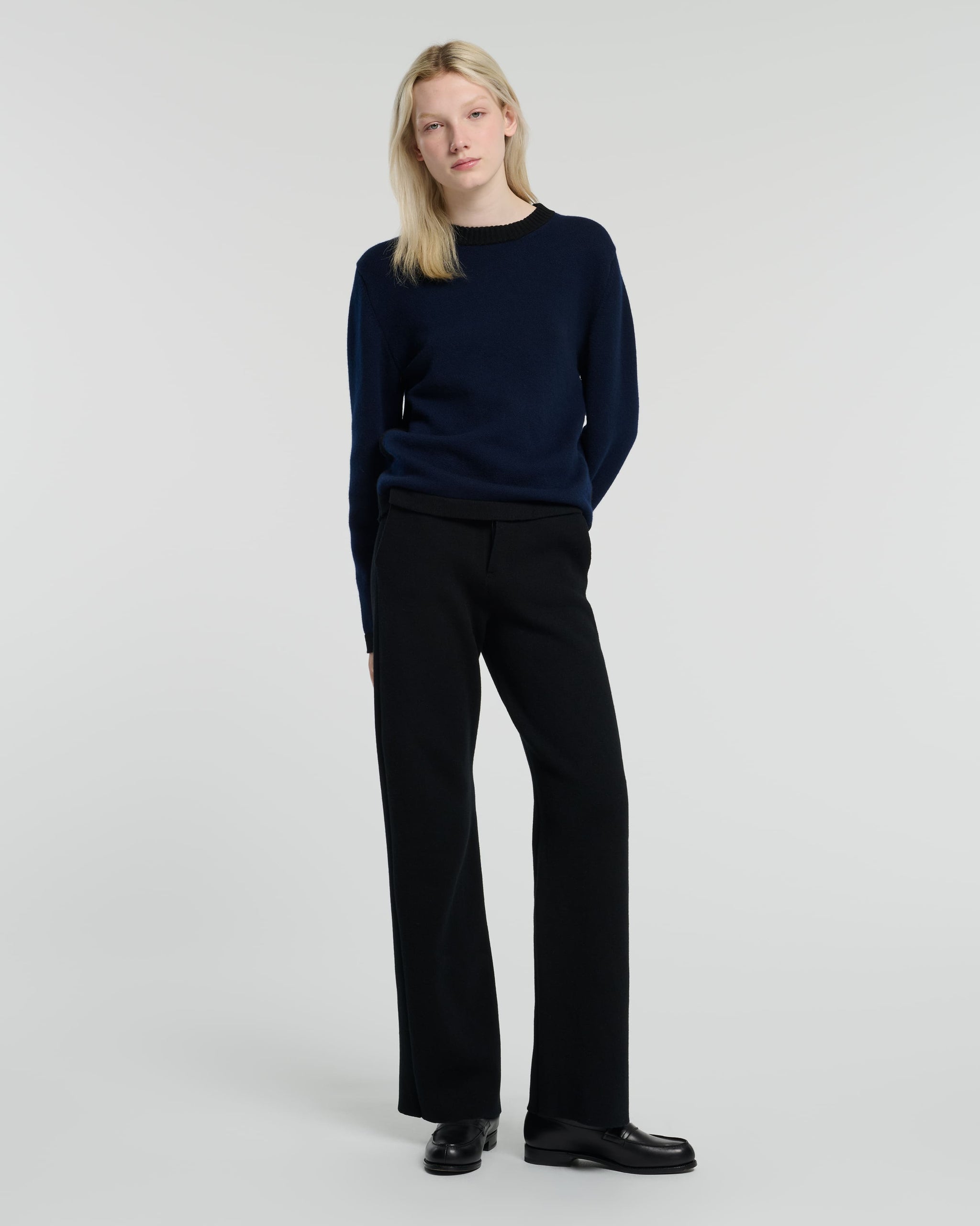 Cashmere round-neck jumper | Barrie - Barrie
