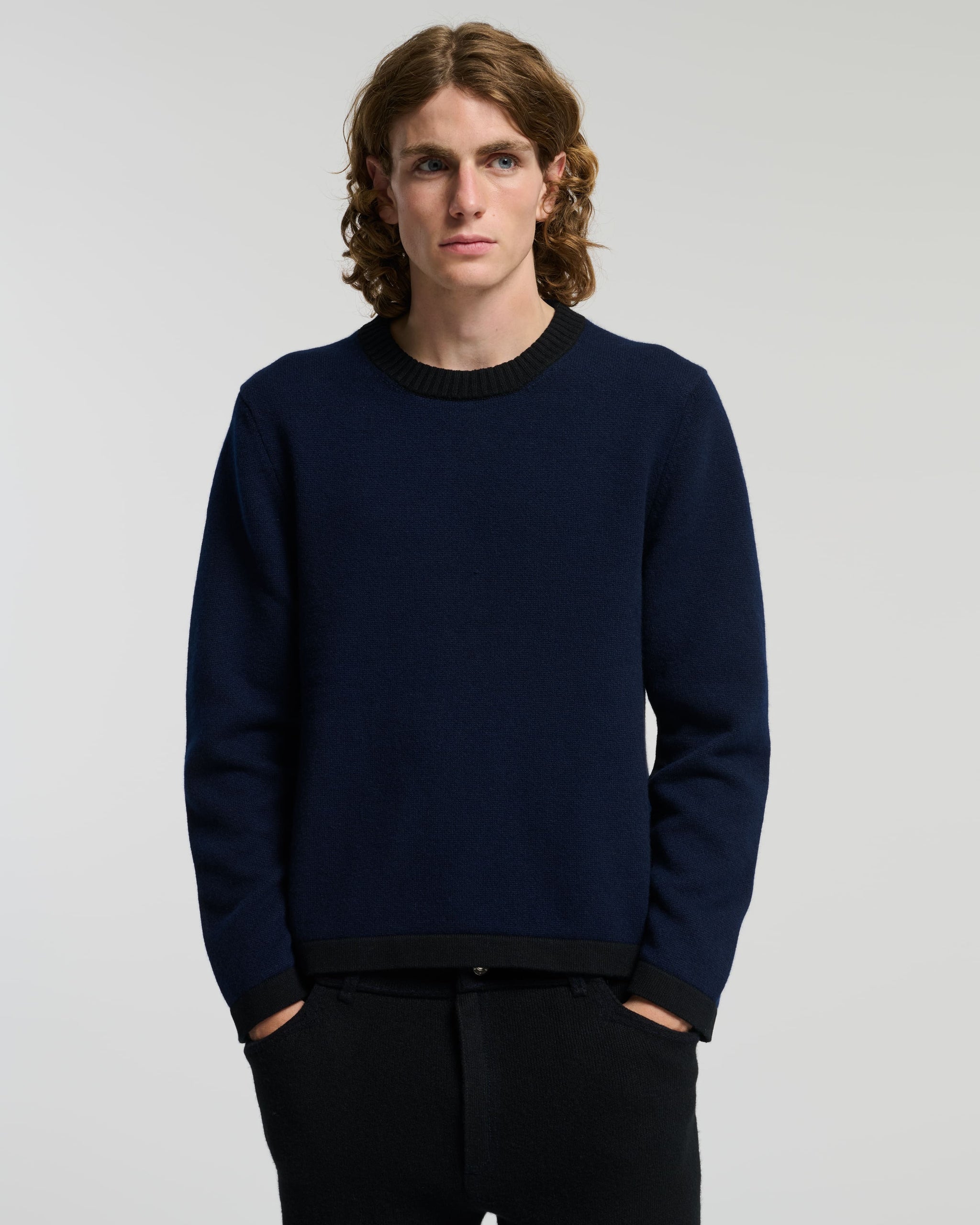 Cashmere round-neck jumper | Barrie - Barrie