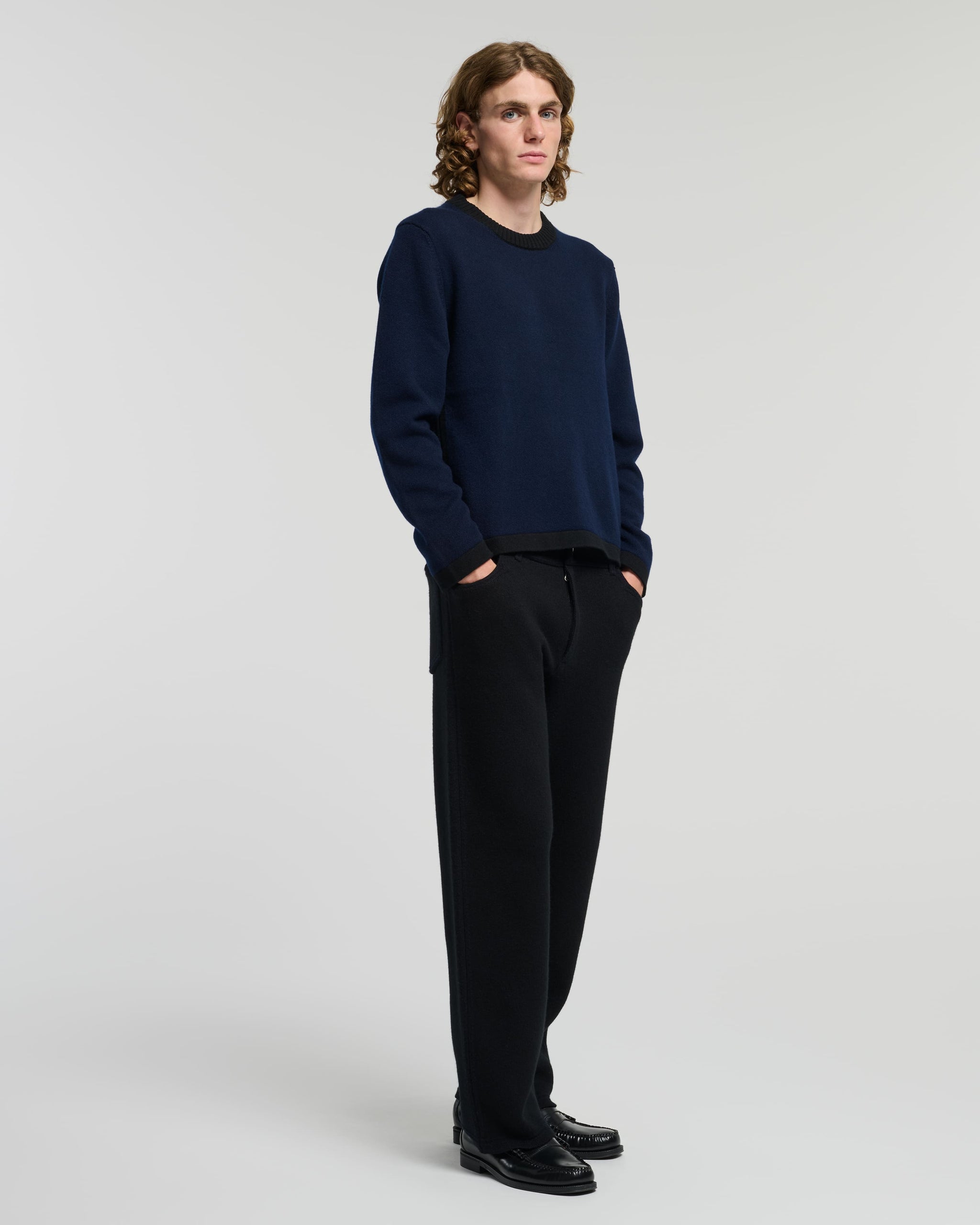 Cashmere round-neck jumper | Barrie - Barrie