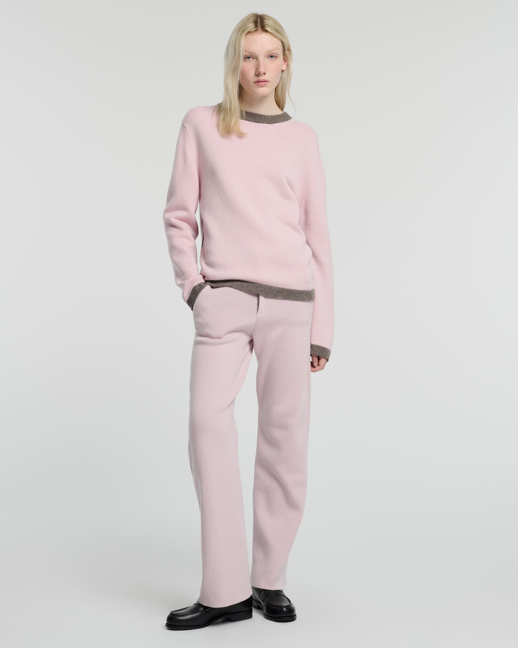 Cashmere round-neck jumper | Barrie - Barrie
