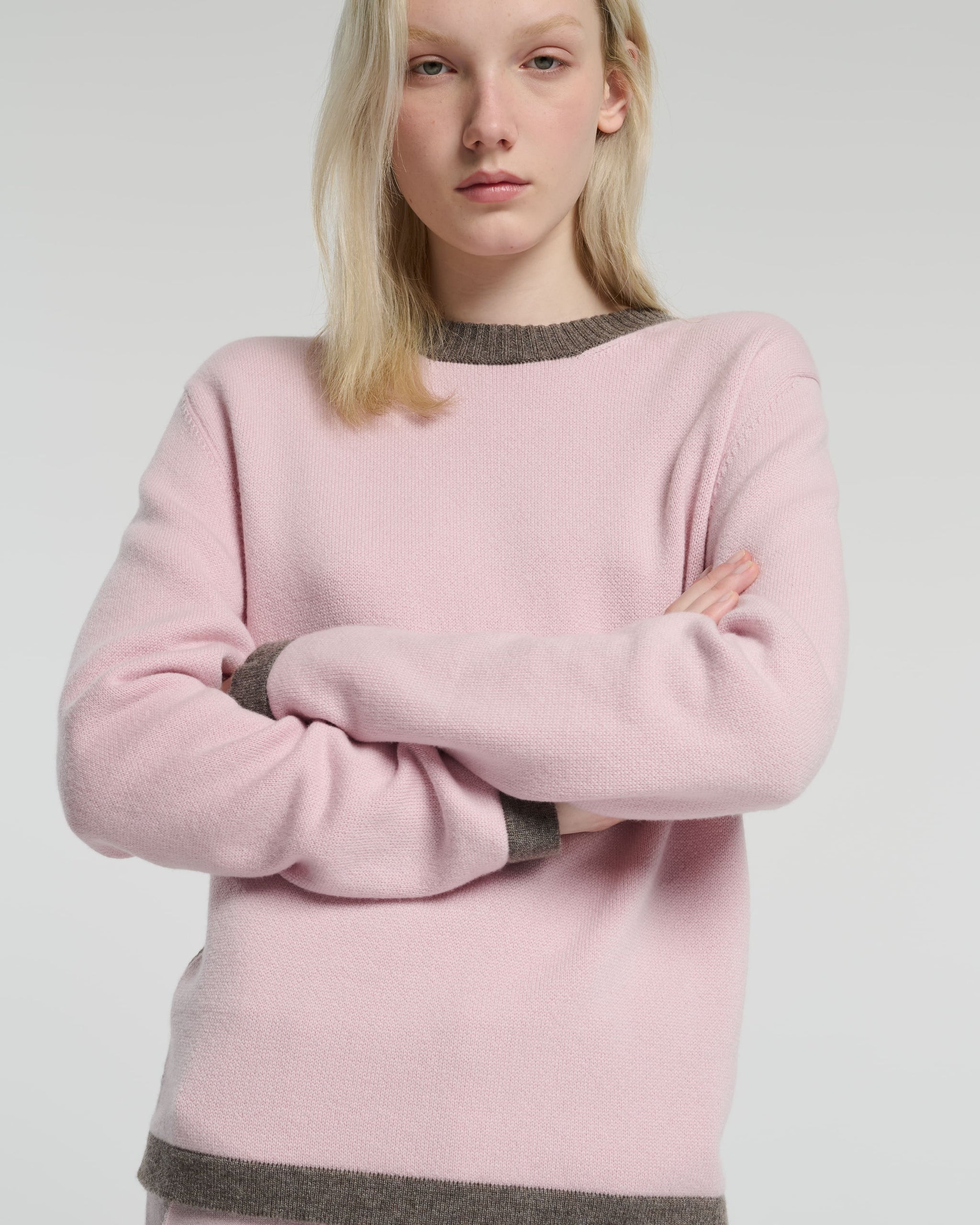 Cashmere round-neck jumper | Barrie - Barrie