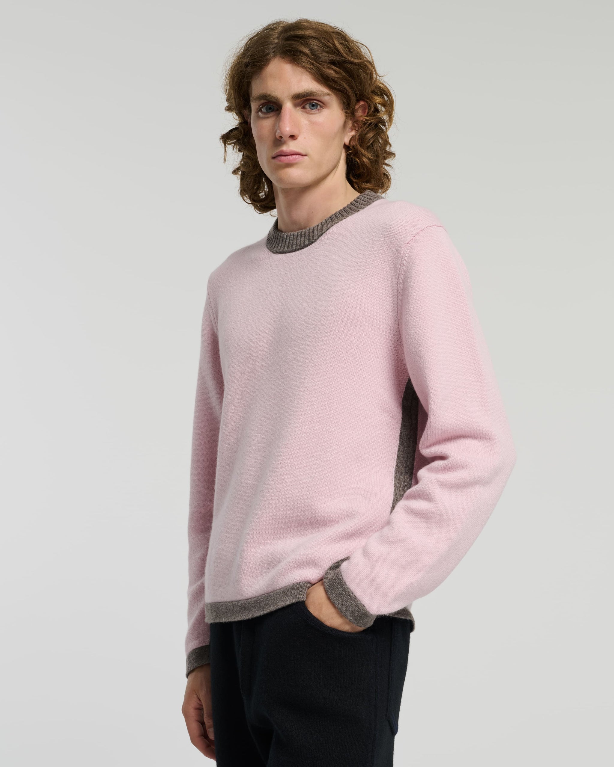 Cashmere round-neck jumper | Barrie - Barrie