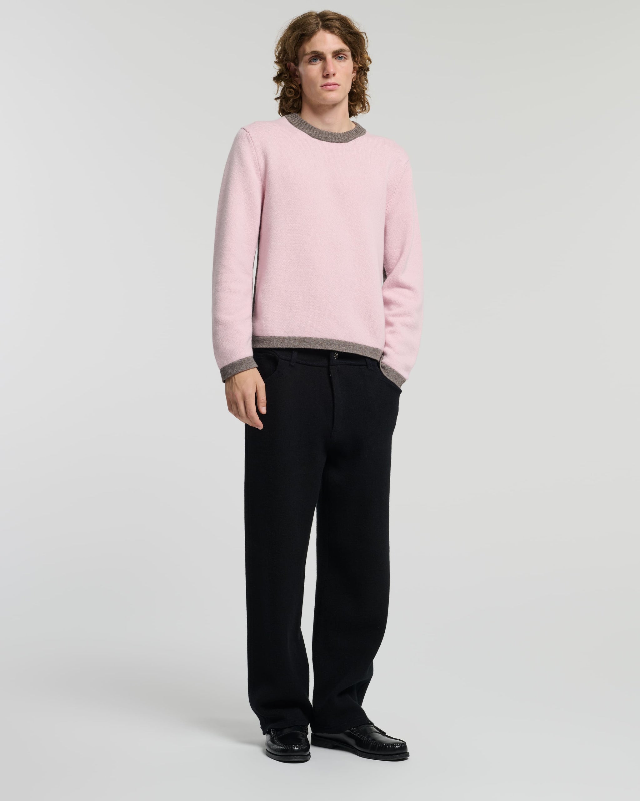 Cashmere round-neck jumper | Barrie - Barrie