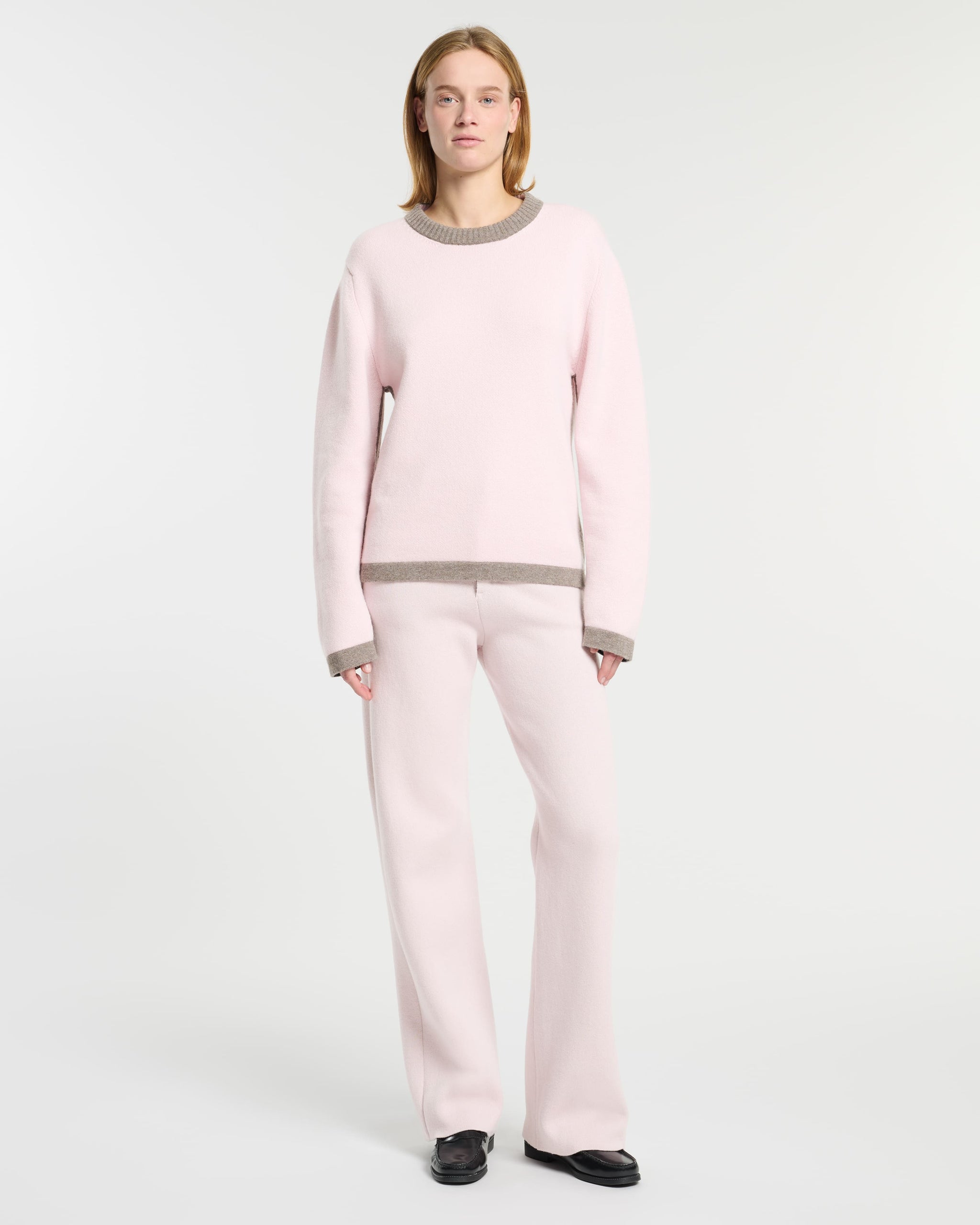 Cashmere round-neck jumper | Barrie - Barrie