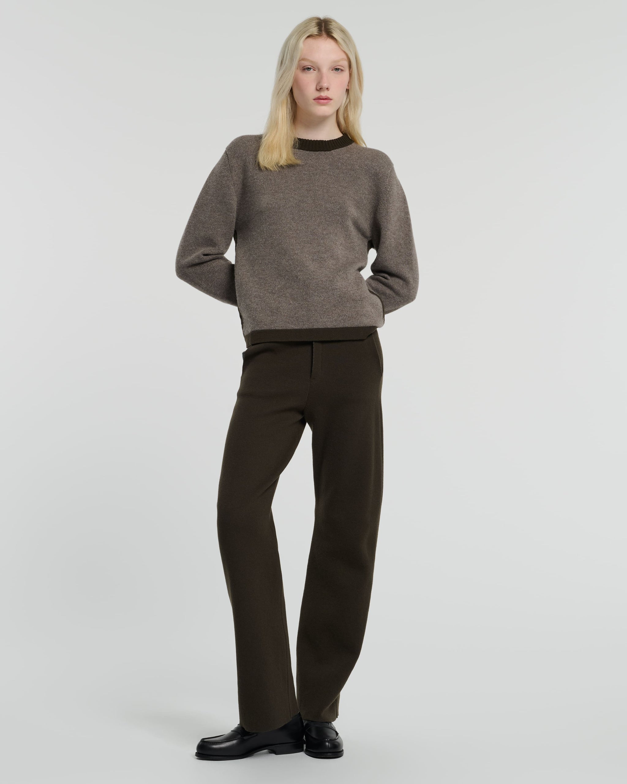 Cashmere round-neck jumper | Barrie - Barrie