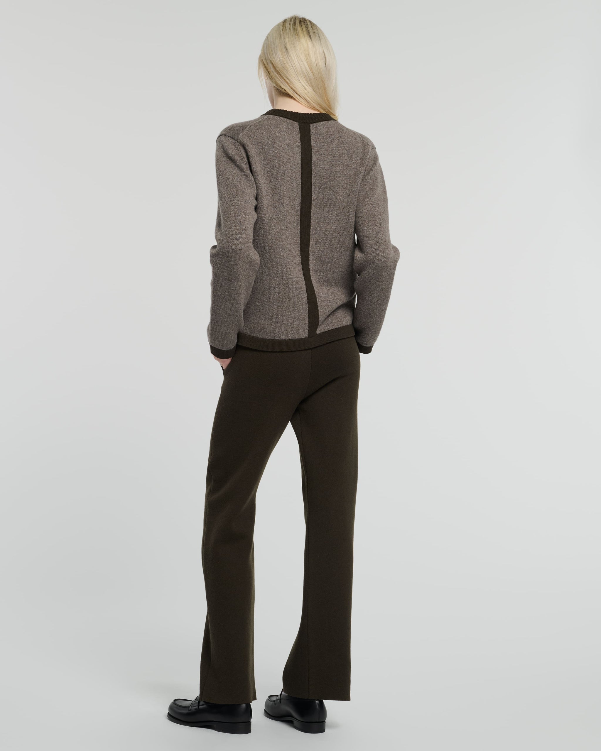 Pantalon épais en cachemire | Barrie - Barrie