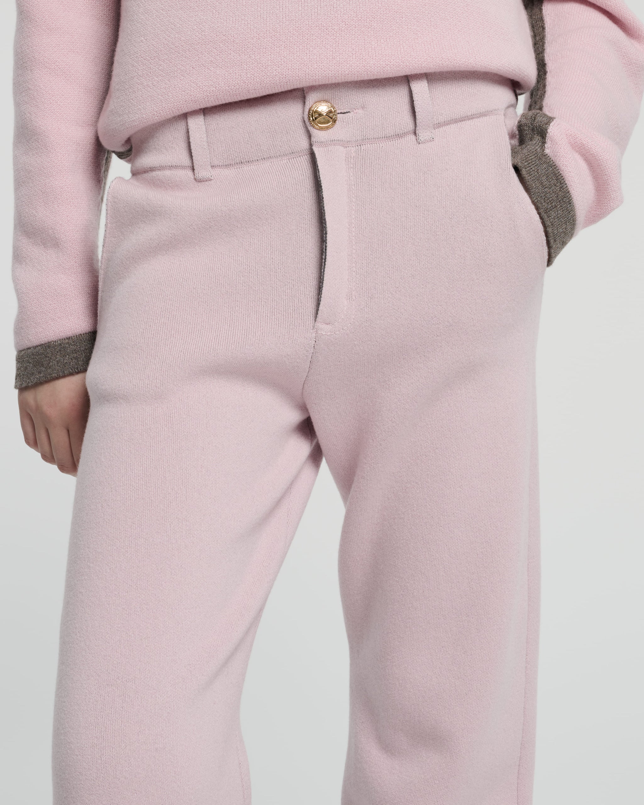 Pantalon épais en cachemire | Barrie - Barrie