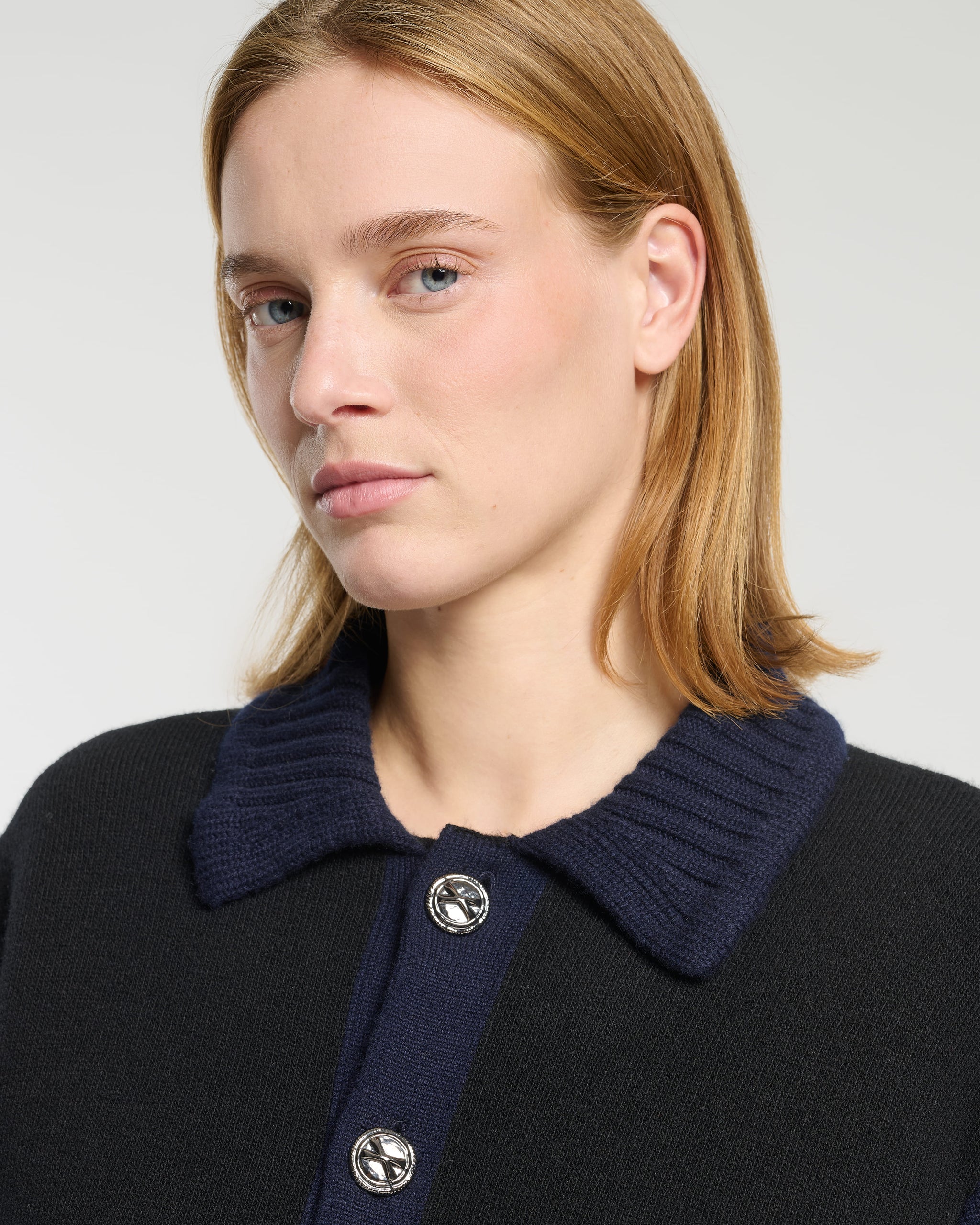 Trompe-l'œil jacket in cashmere and wool | Barrie - Barrie