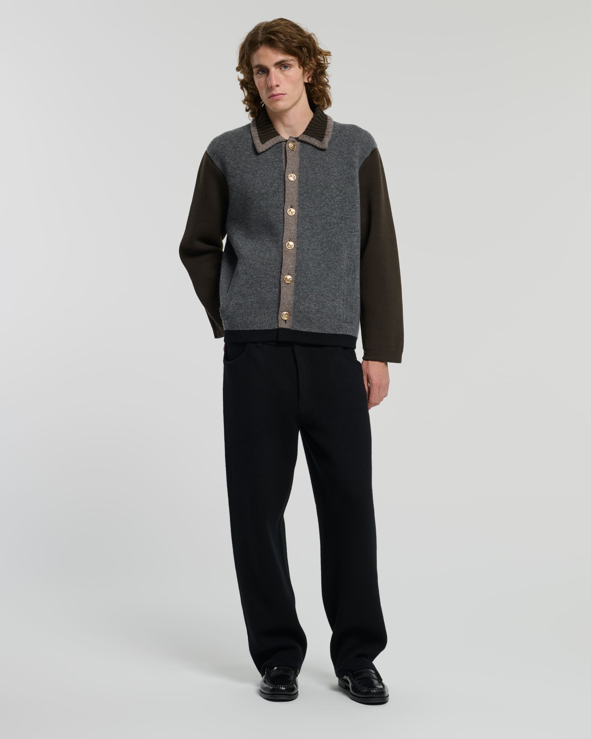 캐시미어 & 울 트롱프뢰유 재킷 | Barrie - Barrie