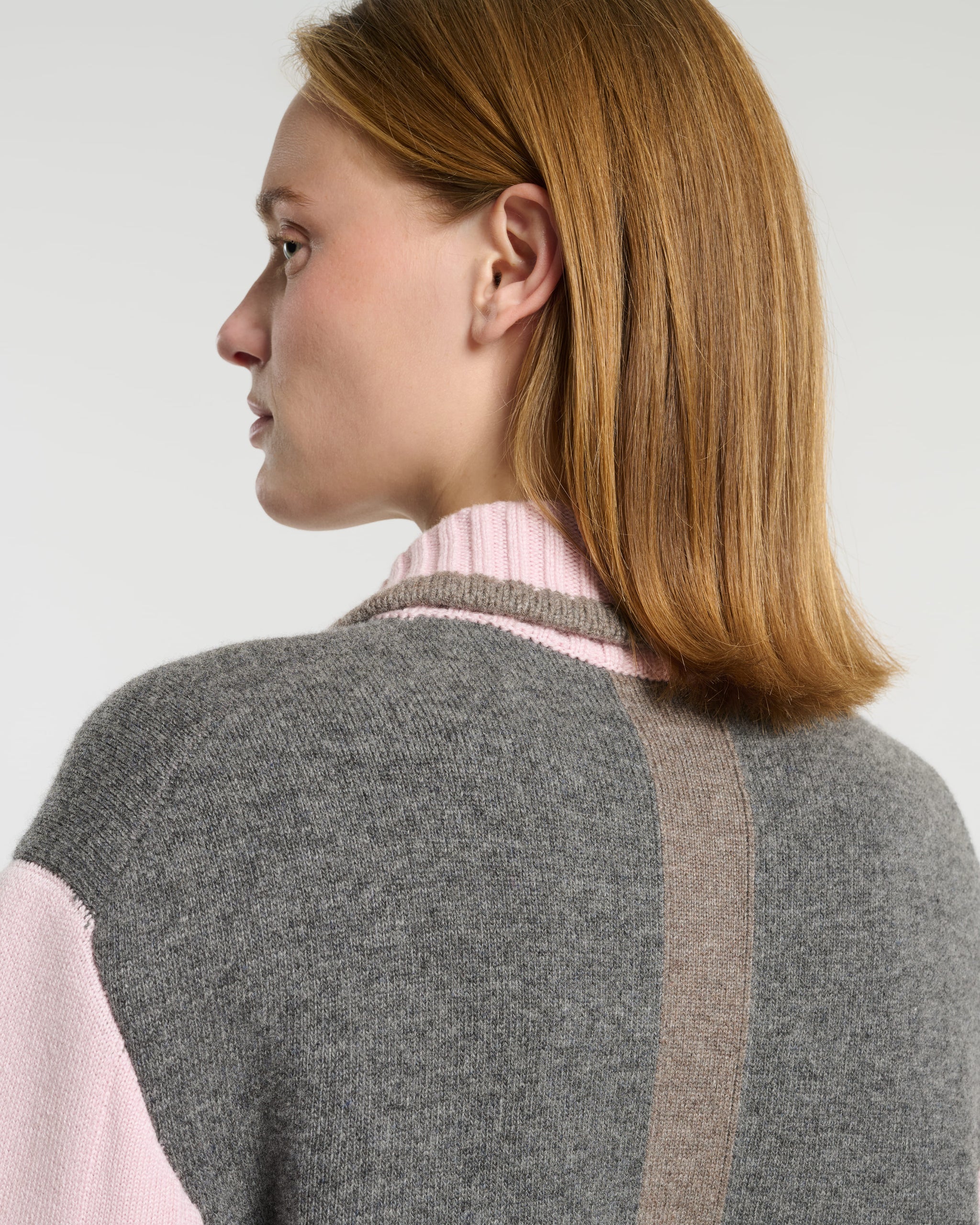 Trompe-l'œil jacket in cashmere and wool | Barrie - Barrie