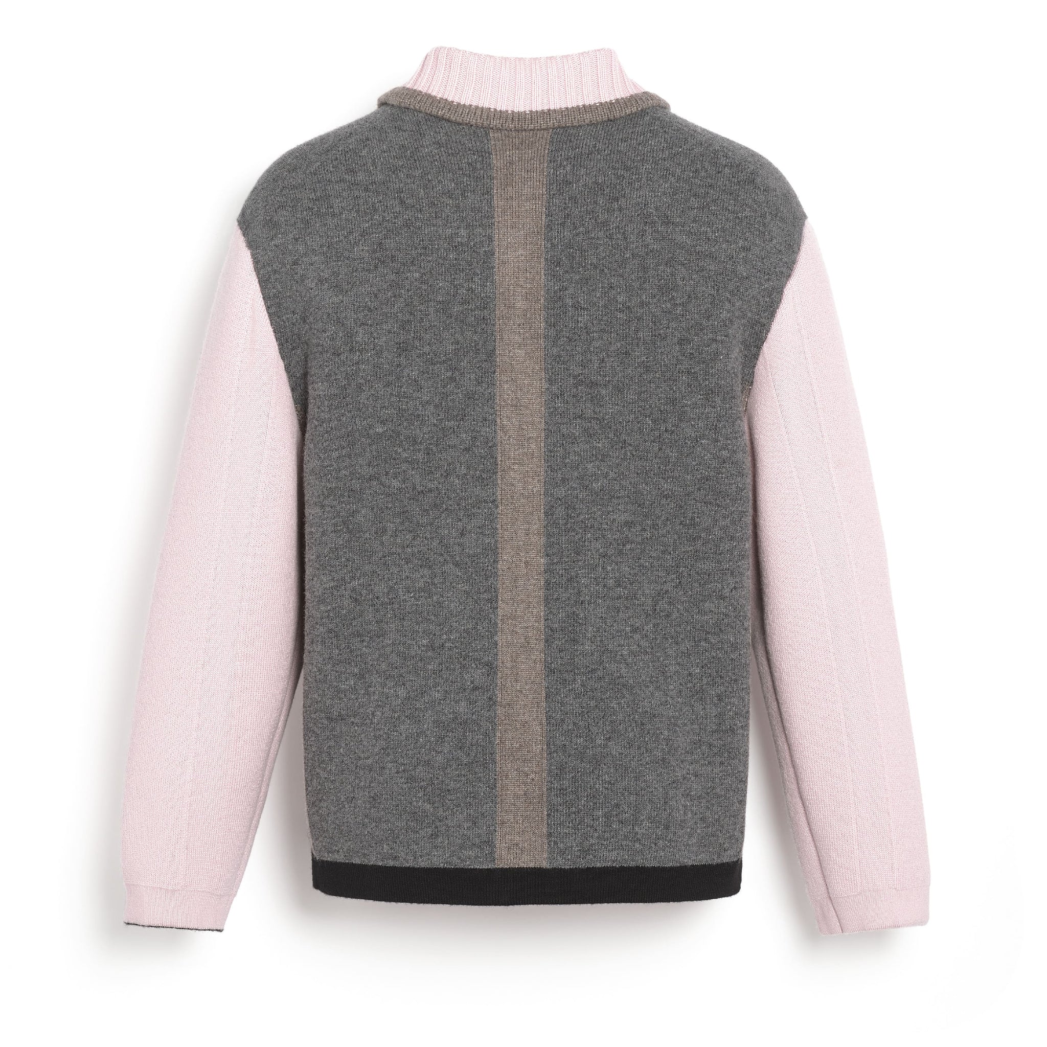 Trompe-l'œil jacket in cashmere and wool | Barrie - Barrie